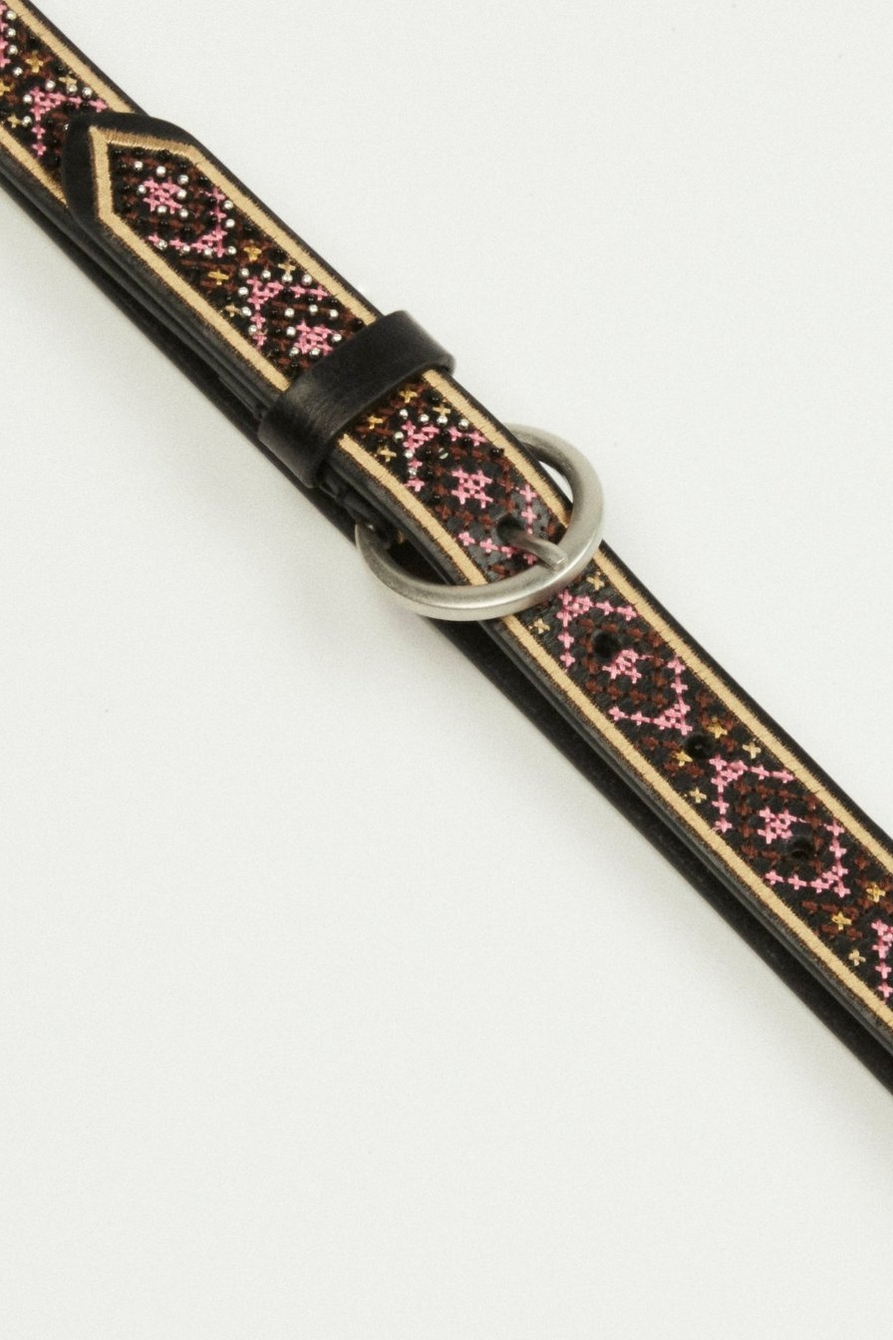 MULTI COLORED GEO EMBROIDERY BELT, image 2