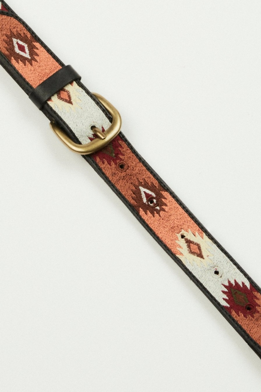 WESTERN EMBROIDERY LEATHER BELT, image 2