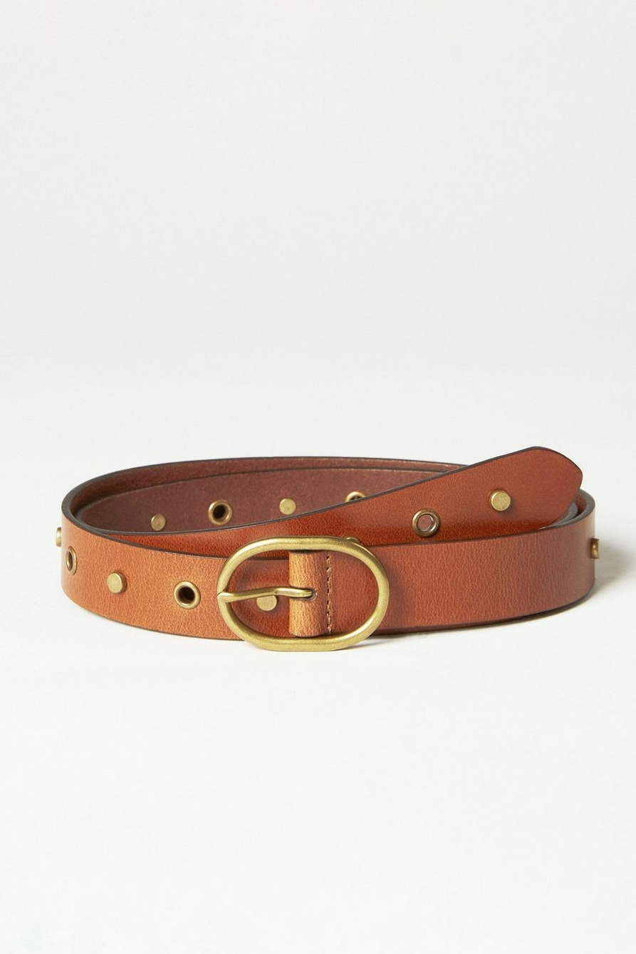STUD AND GROMMET BROWN BELT | Lucky Brand