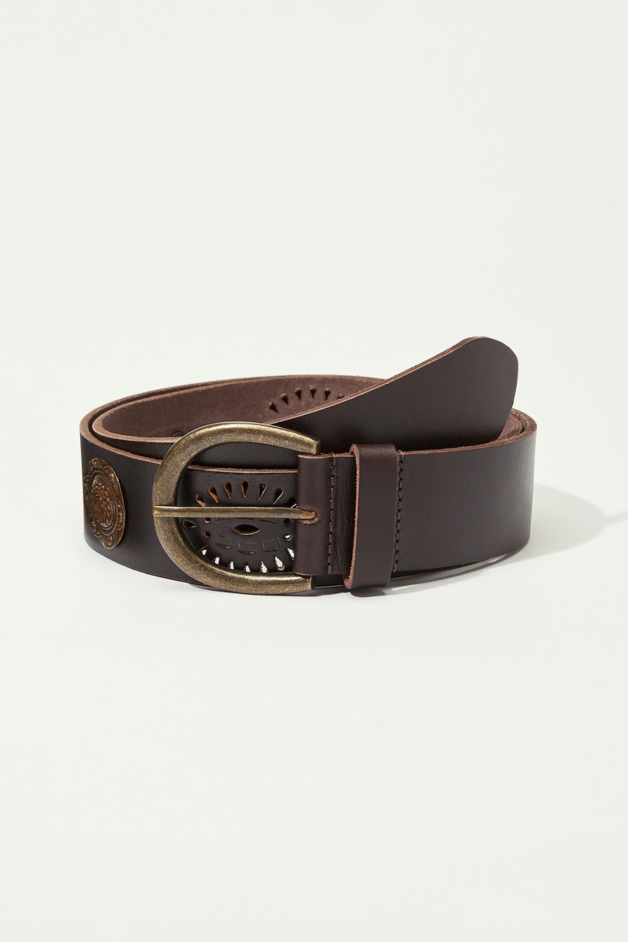 LUCKY COIN & CUT OUT BELT, image 1