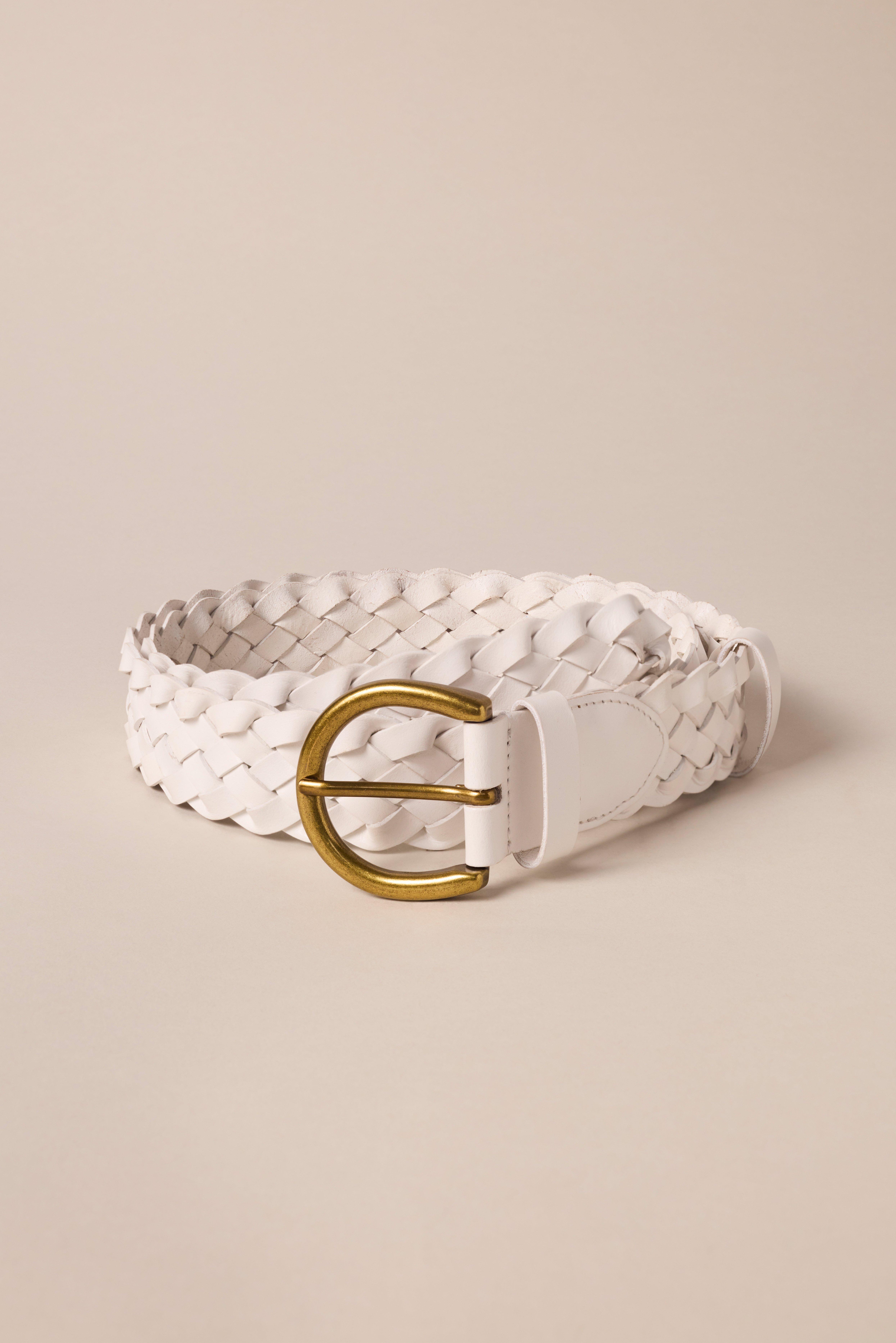 WOVEN LEATHER BELT