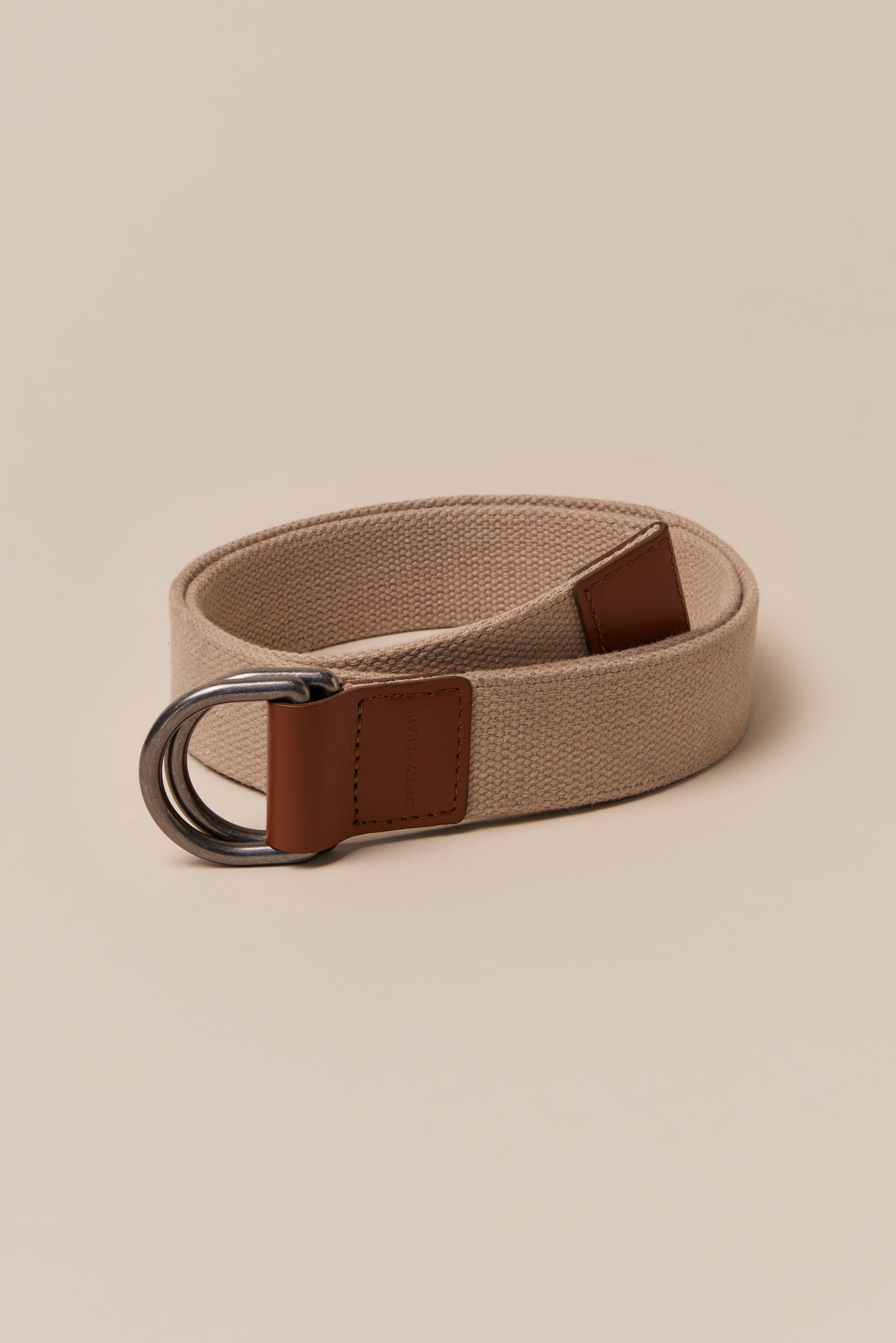 MEN'S SOLID WEBBING BELT