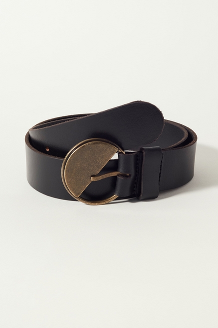 Twist leather belt Louis Vuitton Black size 75 cm in Leather