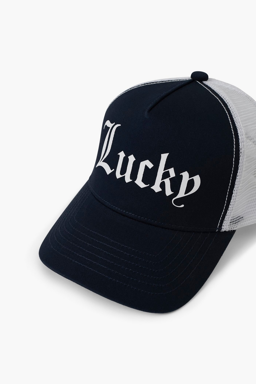 LUCKY BRANDED TRUCKER HAT, image 2