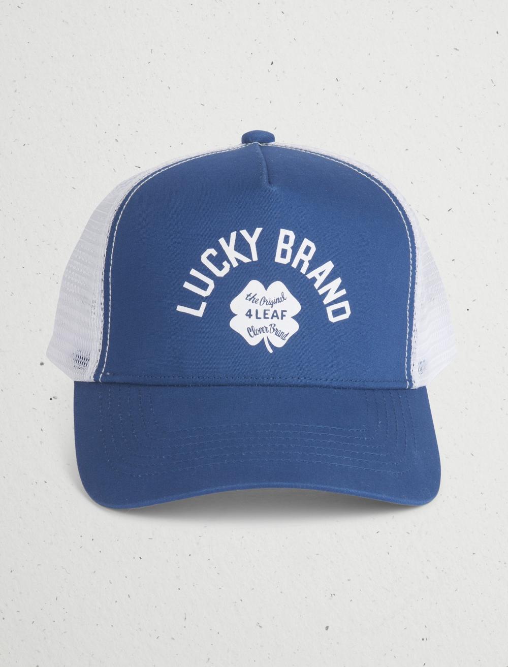 LUCKY BRANDED TRUCKER HAT, image 1