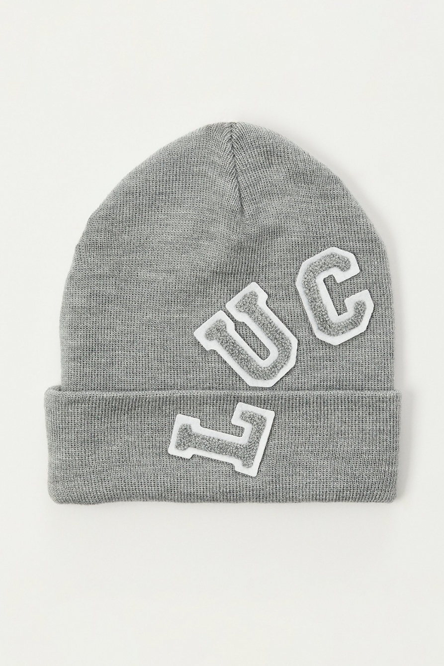 LUCKY PATCH LETTER BEANIE, image 1