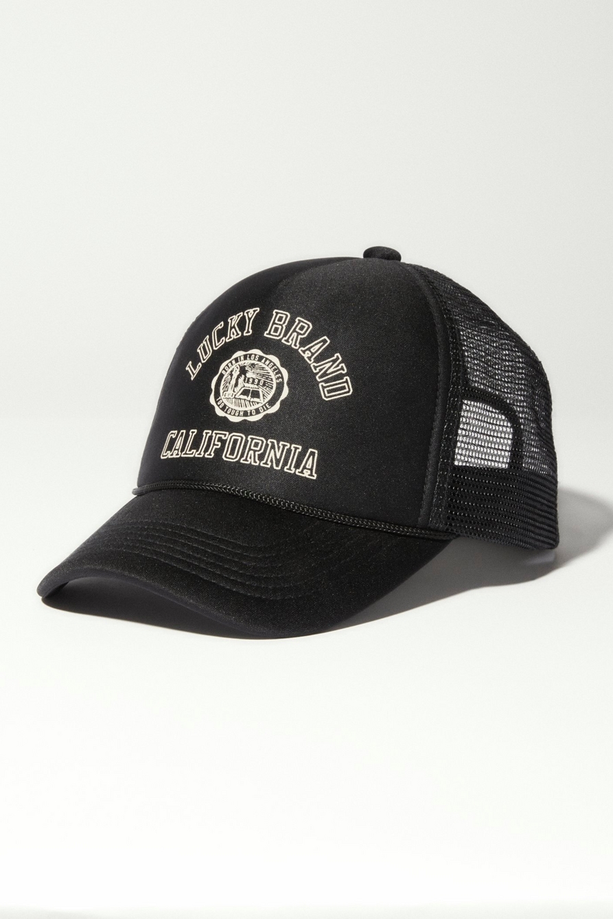 LUCKY BRAND COLLEGIATE TRUCKER HAT, image 1