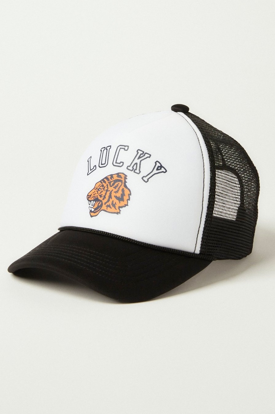 LUCKY TIGER TRUCKER HAT, image 1