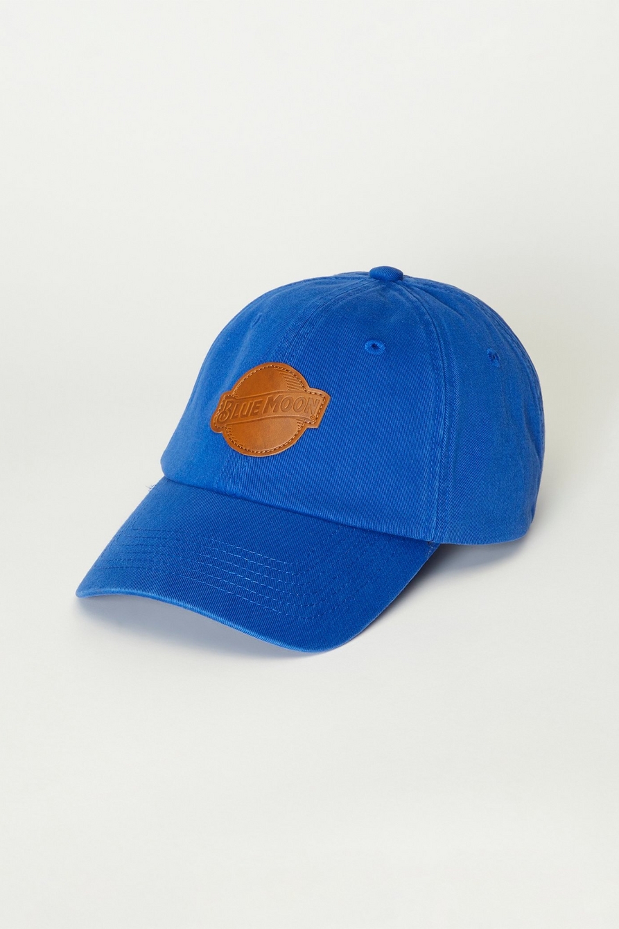 BLUE MOON LEATHER PATCH HAT, image 1