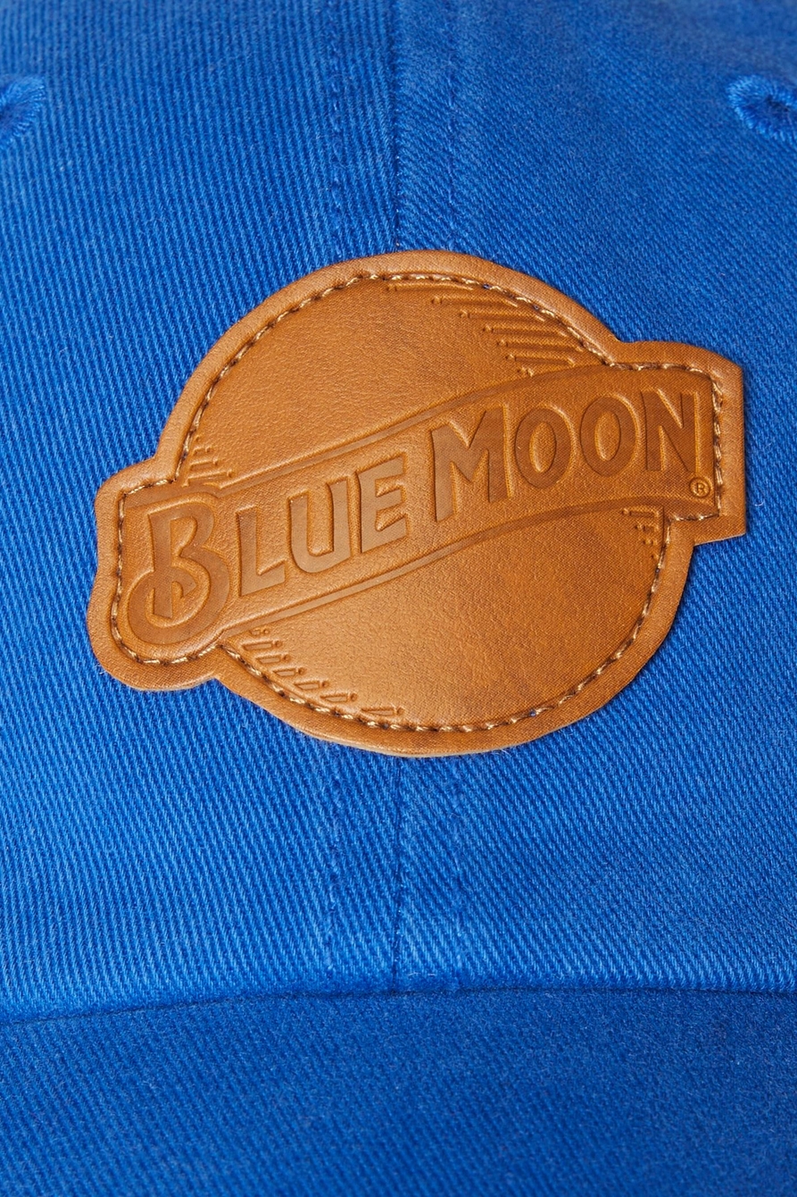 BLUE MOON LEATHER PATCH HAT, image 3