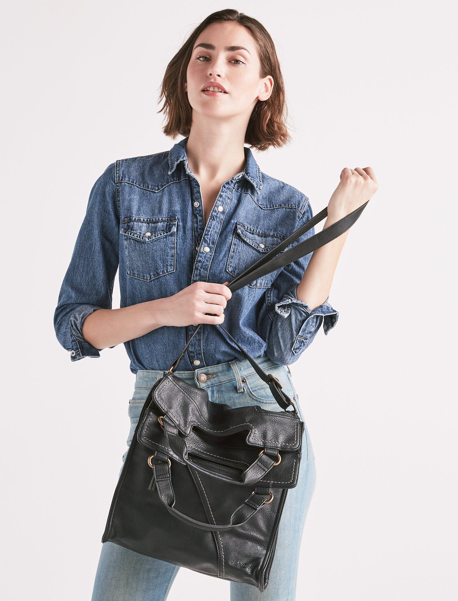 LARGE FOLDOVER TOTE | Lucky Brand