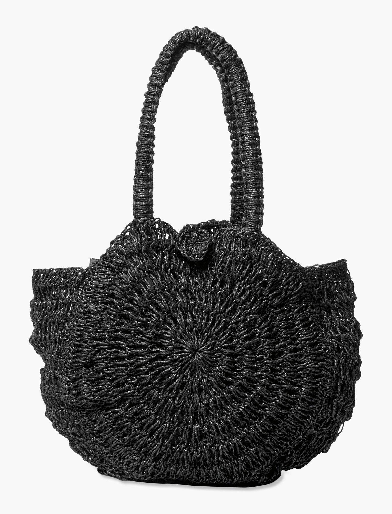 macrame jute bag