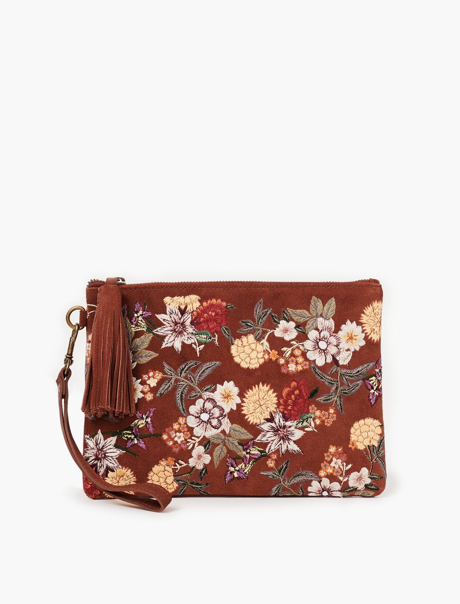 Floral Embroidery Pouch | Lucky Brand