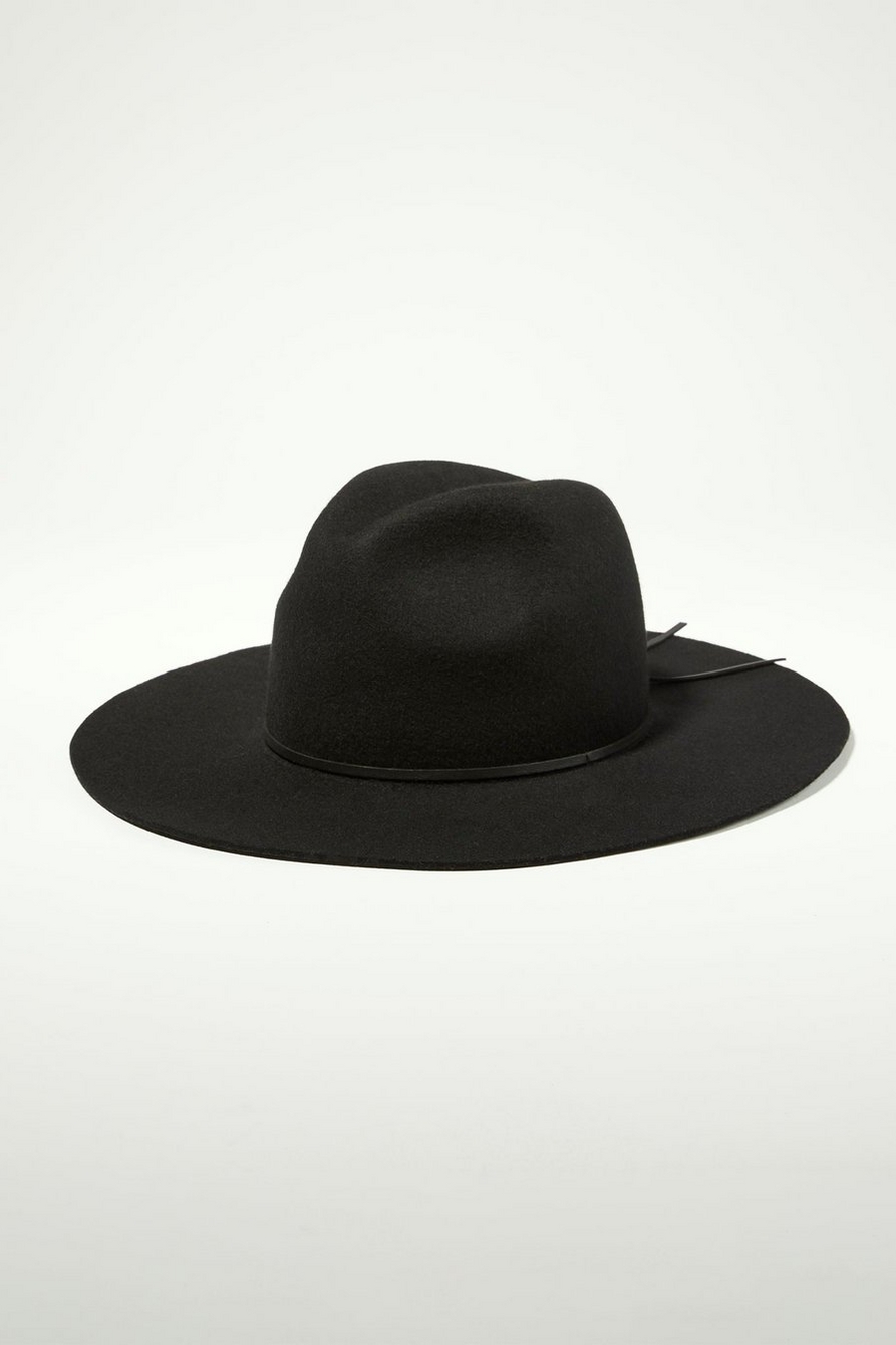 BLACK WOOL RANGER HAT, image 1