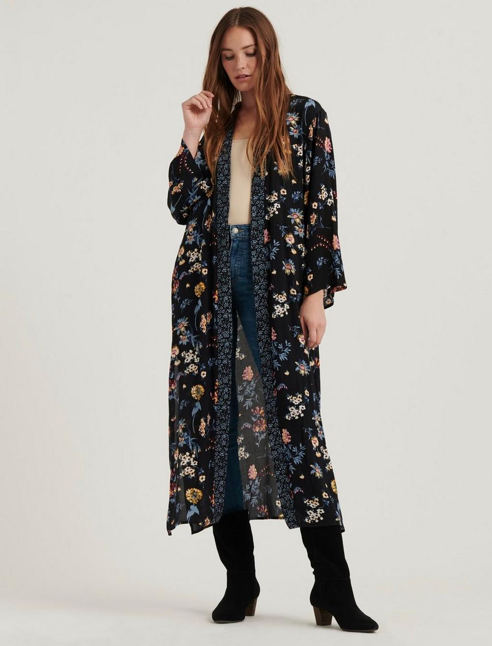 MIXED FLORAL DUSTER | Lucky Brand