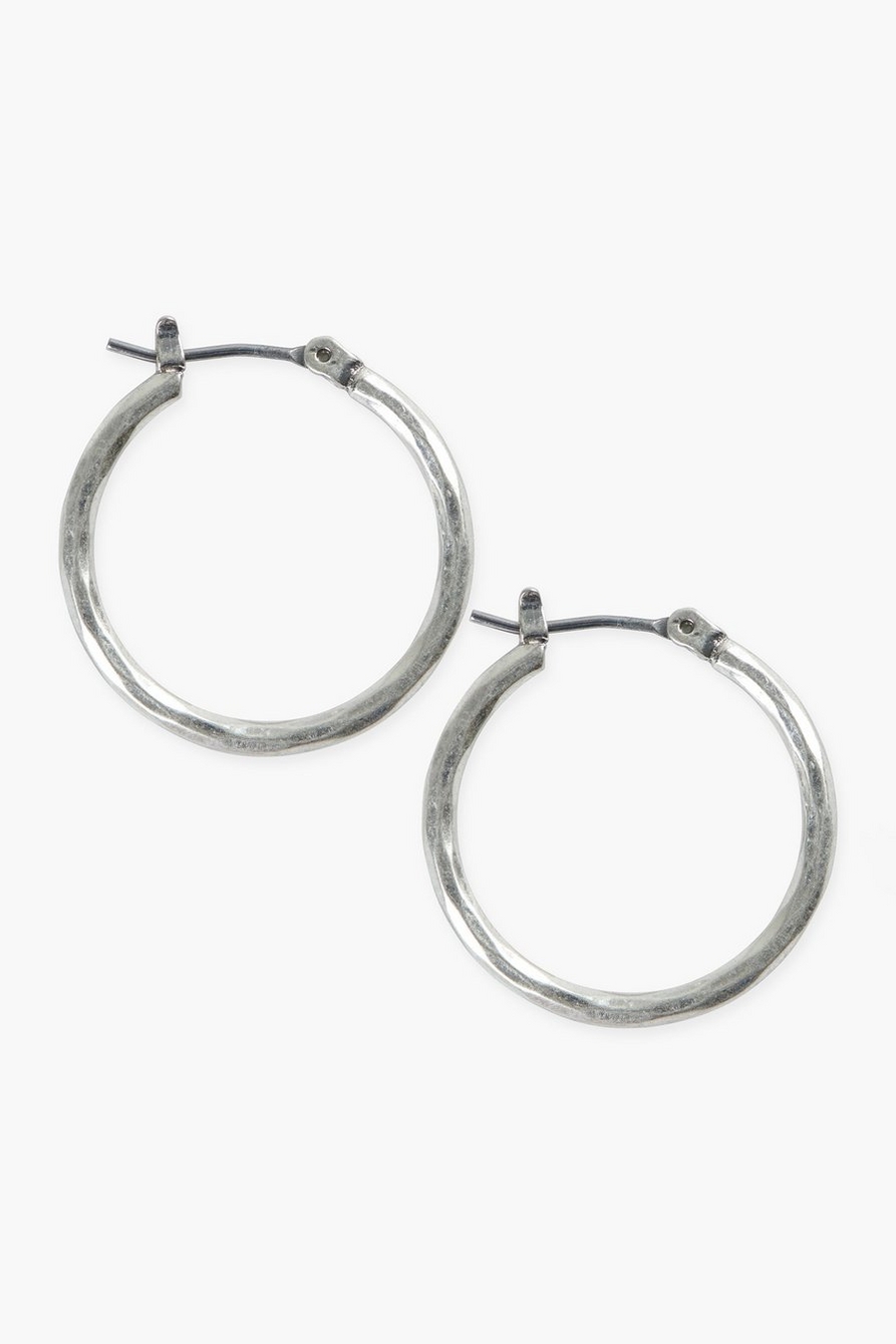 SMALL SILVER HOOP, image 1