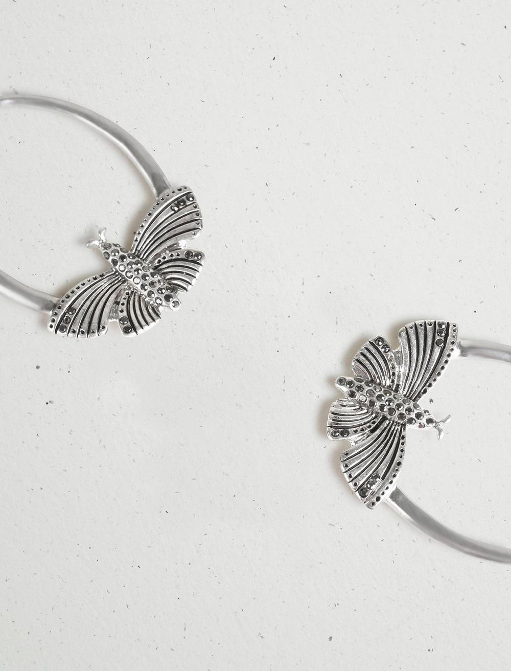 堅実な究極の Gold好評販売中 Earrings, Wing Butterfly Brand Lucky - レディースアクセサリー