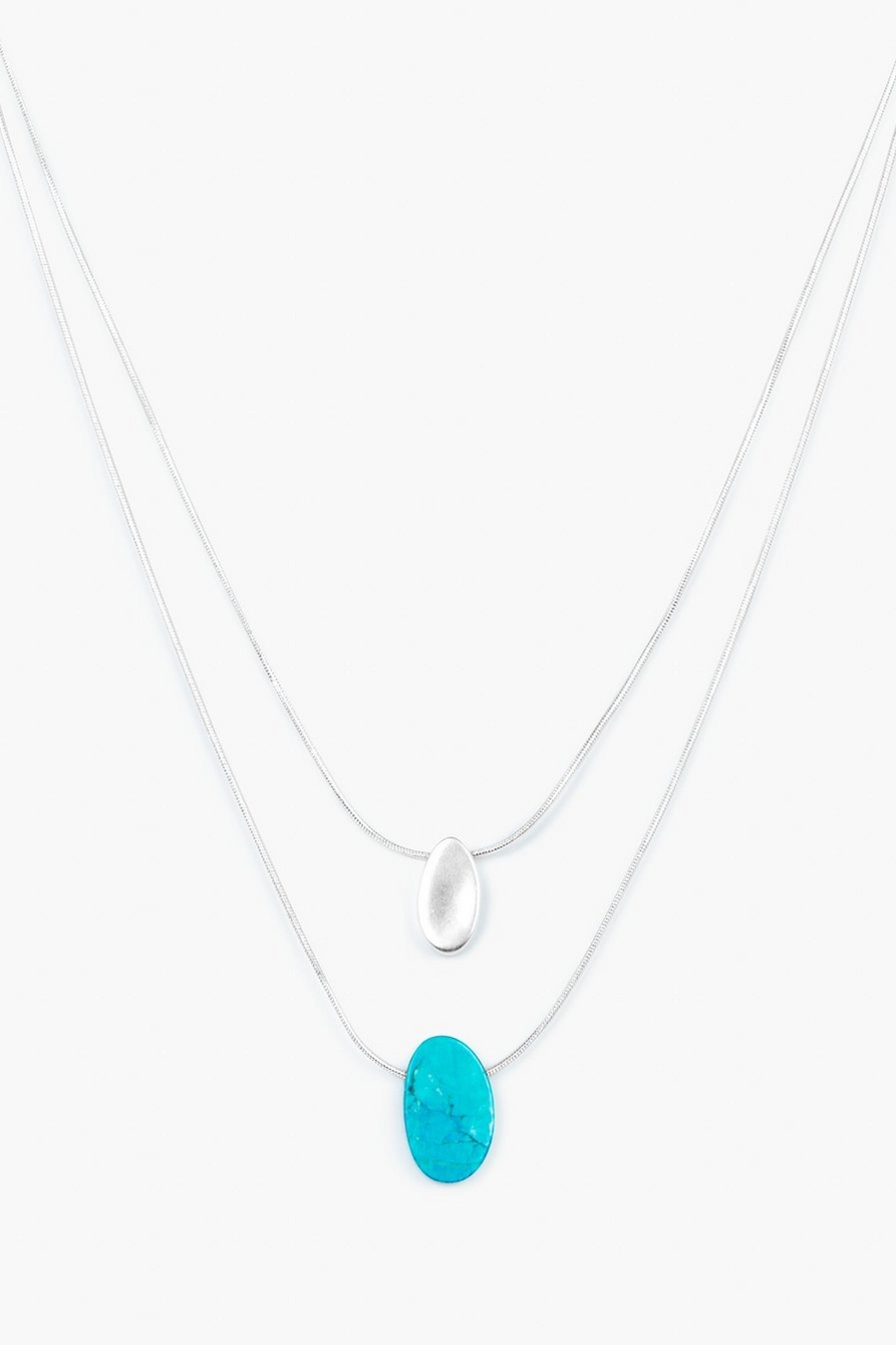 TURQUOISE LAYER NECKLACE, image 1