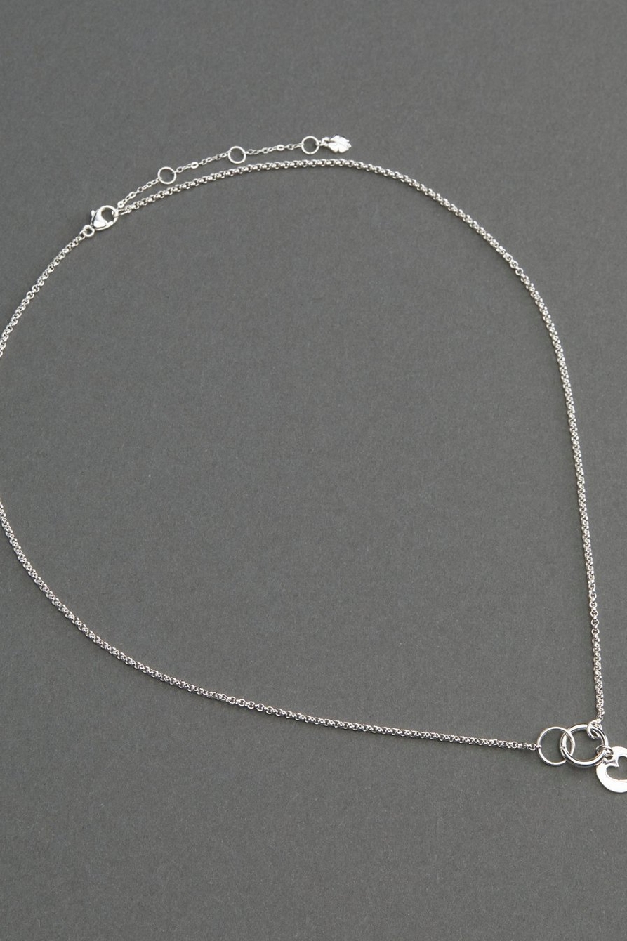 STERLING SILVER HEART PENDANT NECKLACE, image 1