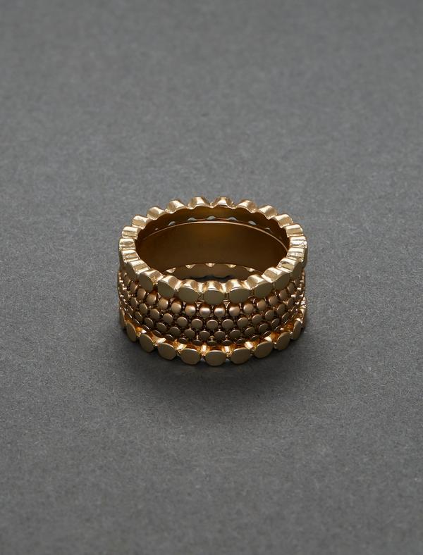 7 Lucky Brand Pearl Statement Ring Gold 