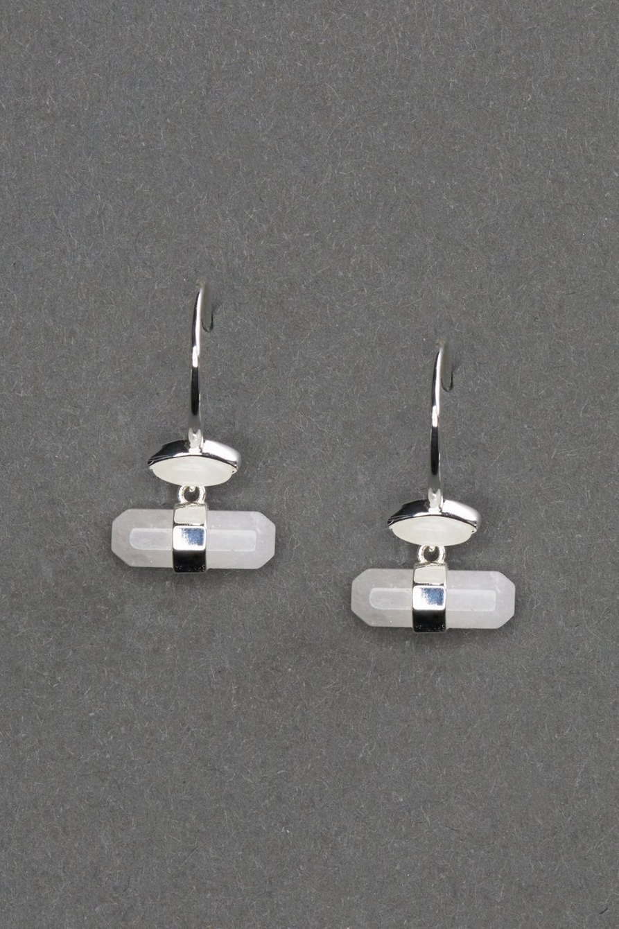Sterling Silver Crystal Drop Earring, image 1