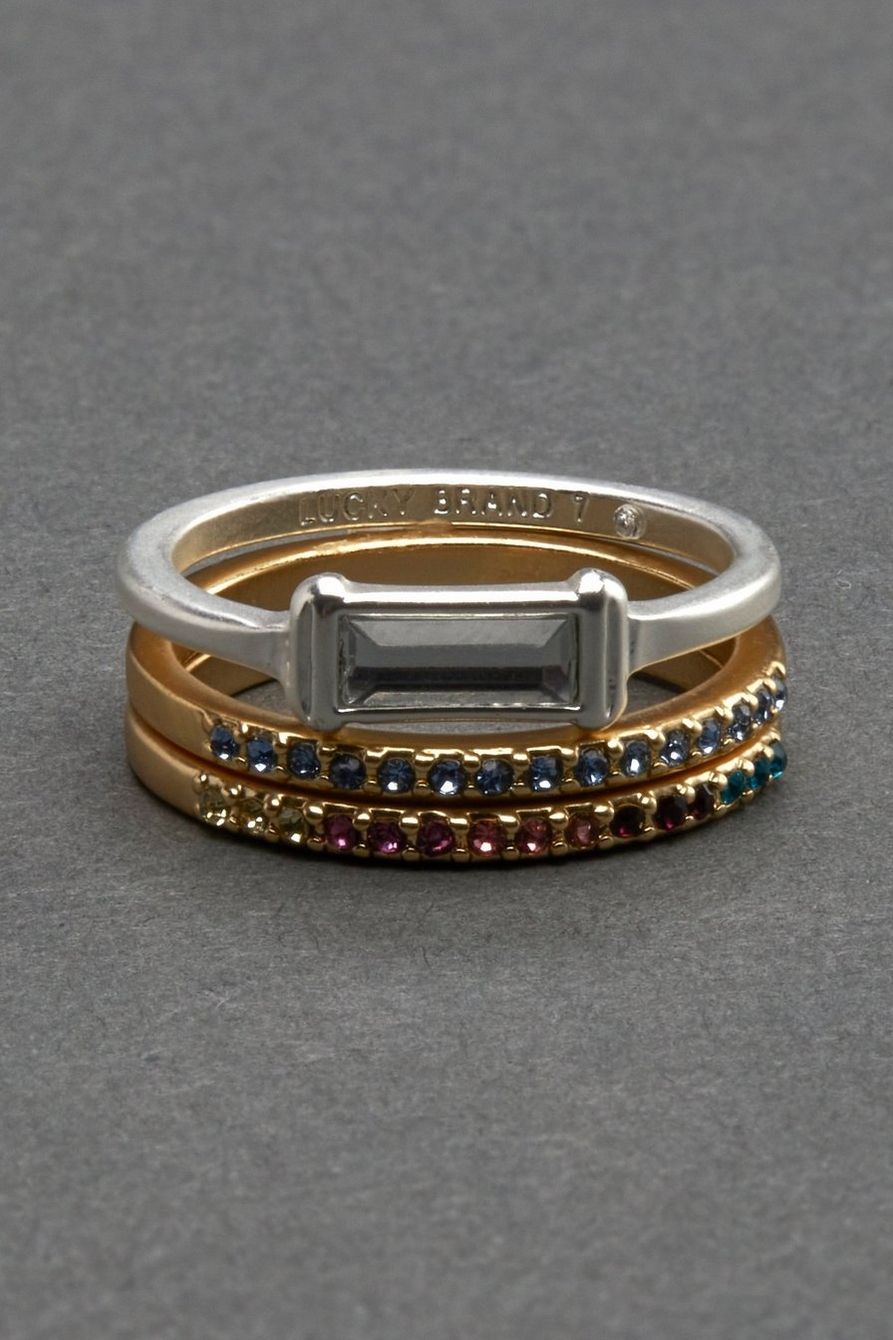 DELICATE PAVE RING STACK, image 1