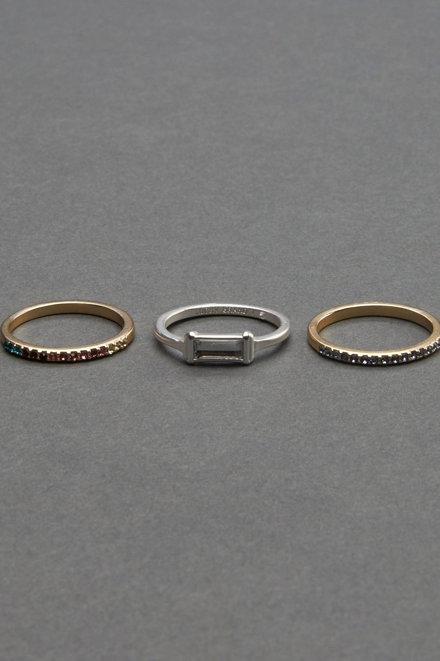 DELICATE PAVE RING STACK, image 2