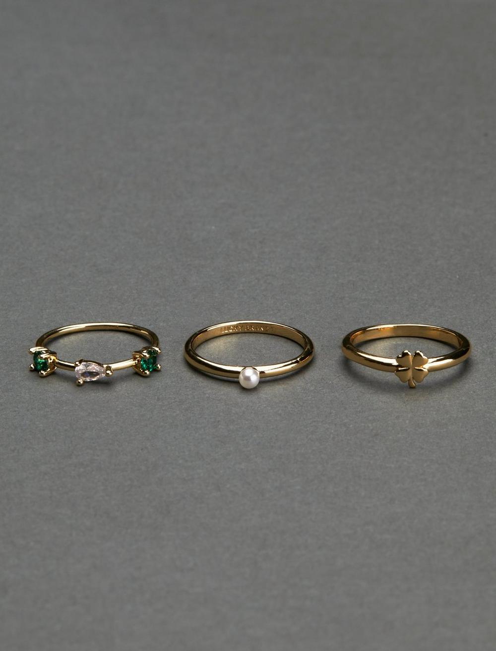 GOLD PLATED RING STACK, image 1