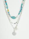 MULTI COLOR BEADED LAYER NECKLACE, image 1