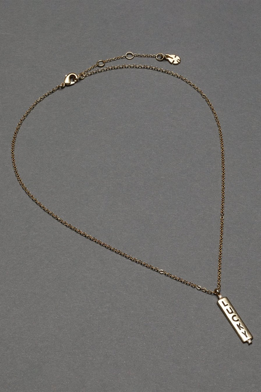 DELICATE LUCKY PENDANT NECKLACE, image 1