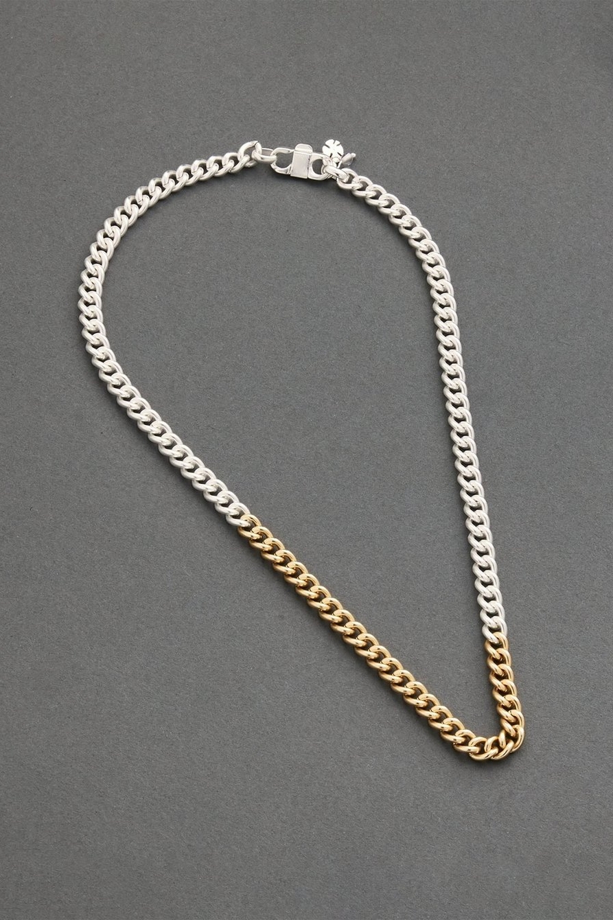 TWO TONE CHAIN NECKLACE, image 1