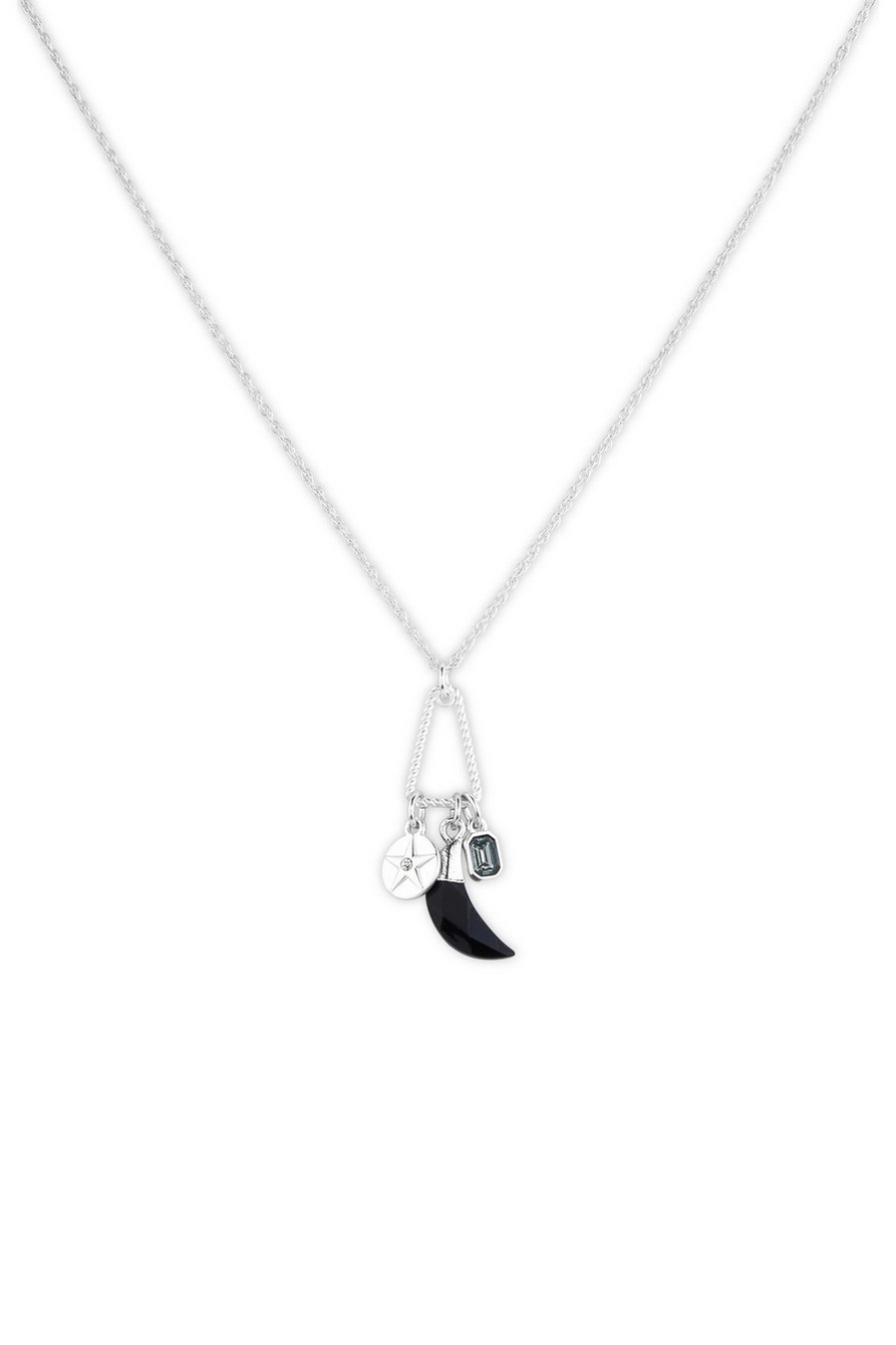 SILVER TONE TUSK CHARM GIFTING NECKLACE, image 1