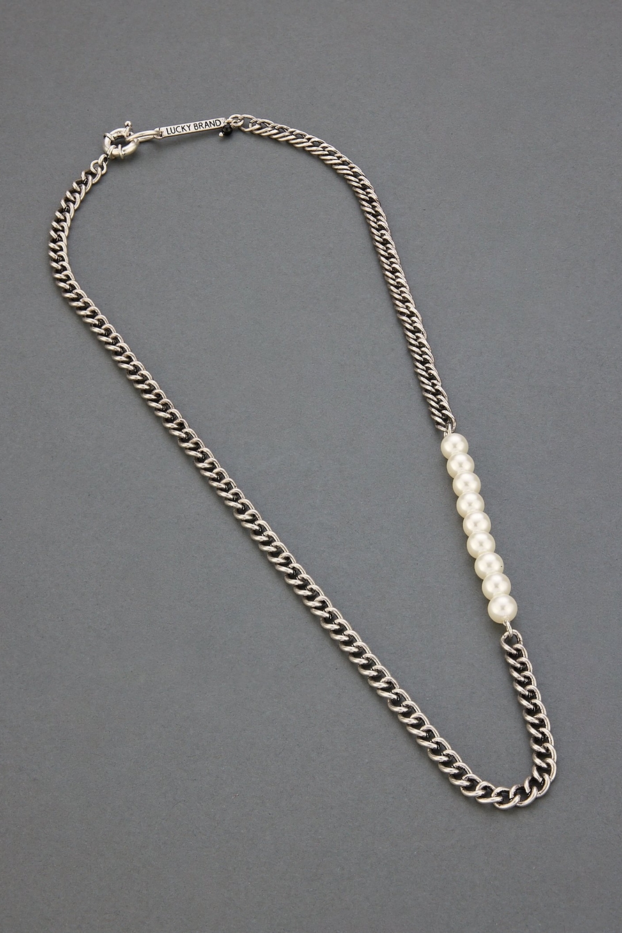 MEN'S PEARL CHAIN NECKLACE, image 1