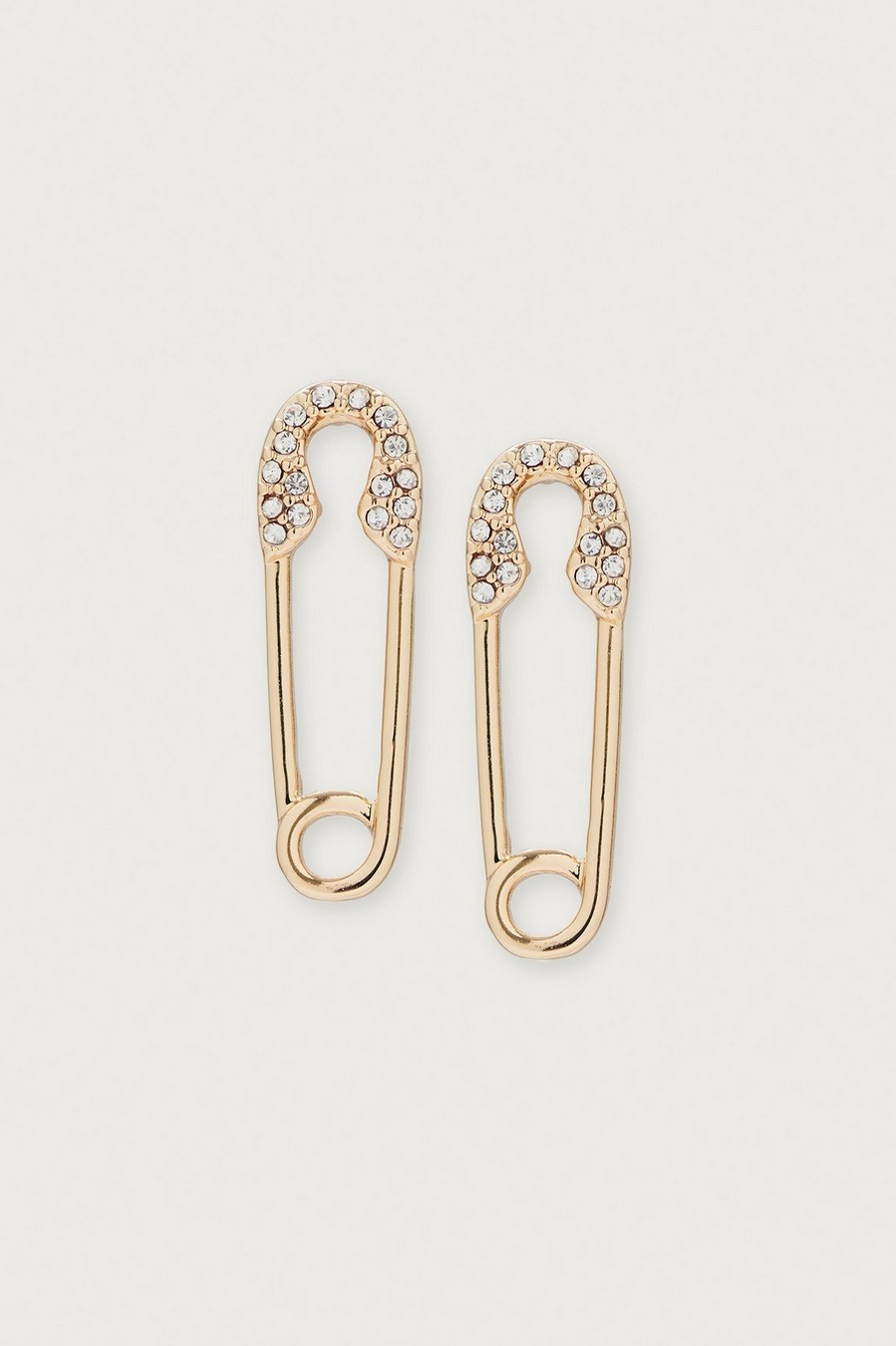 safety pin earring, image 1