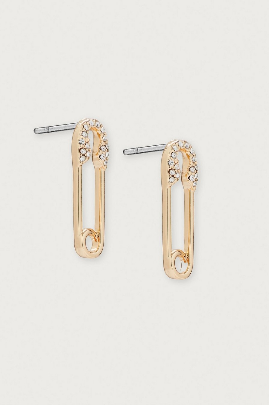 safety pin earring, image 2