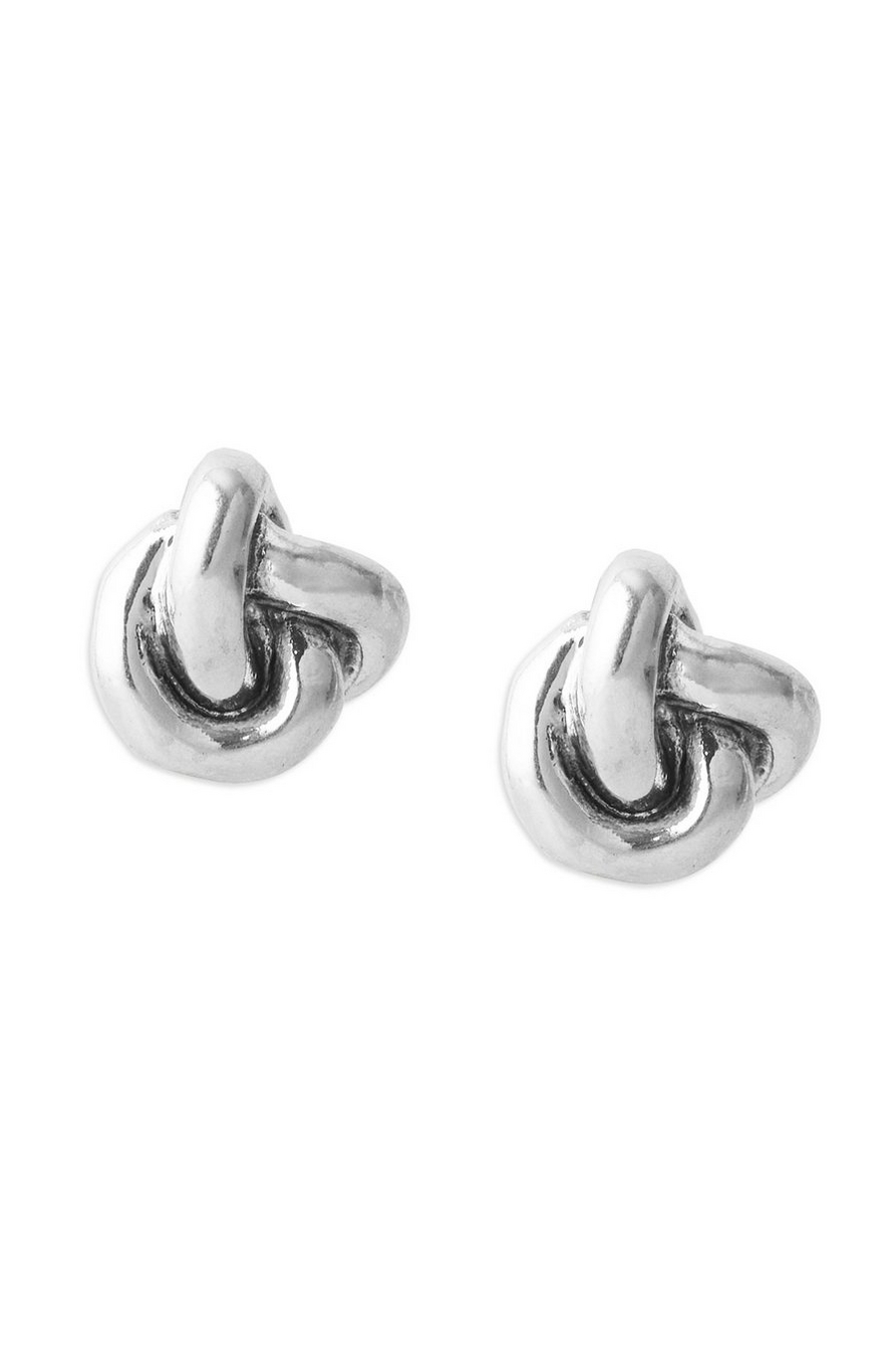 KNOTTED STUD EARRING, image 1