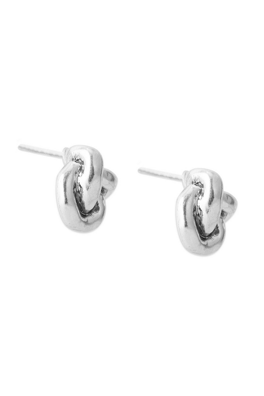 KNOTTED STUD EARRING, image 2