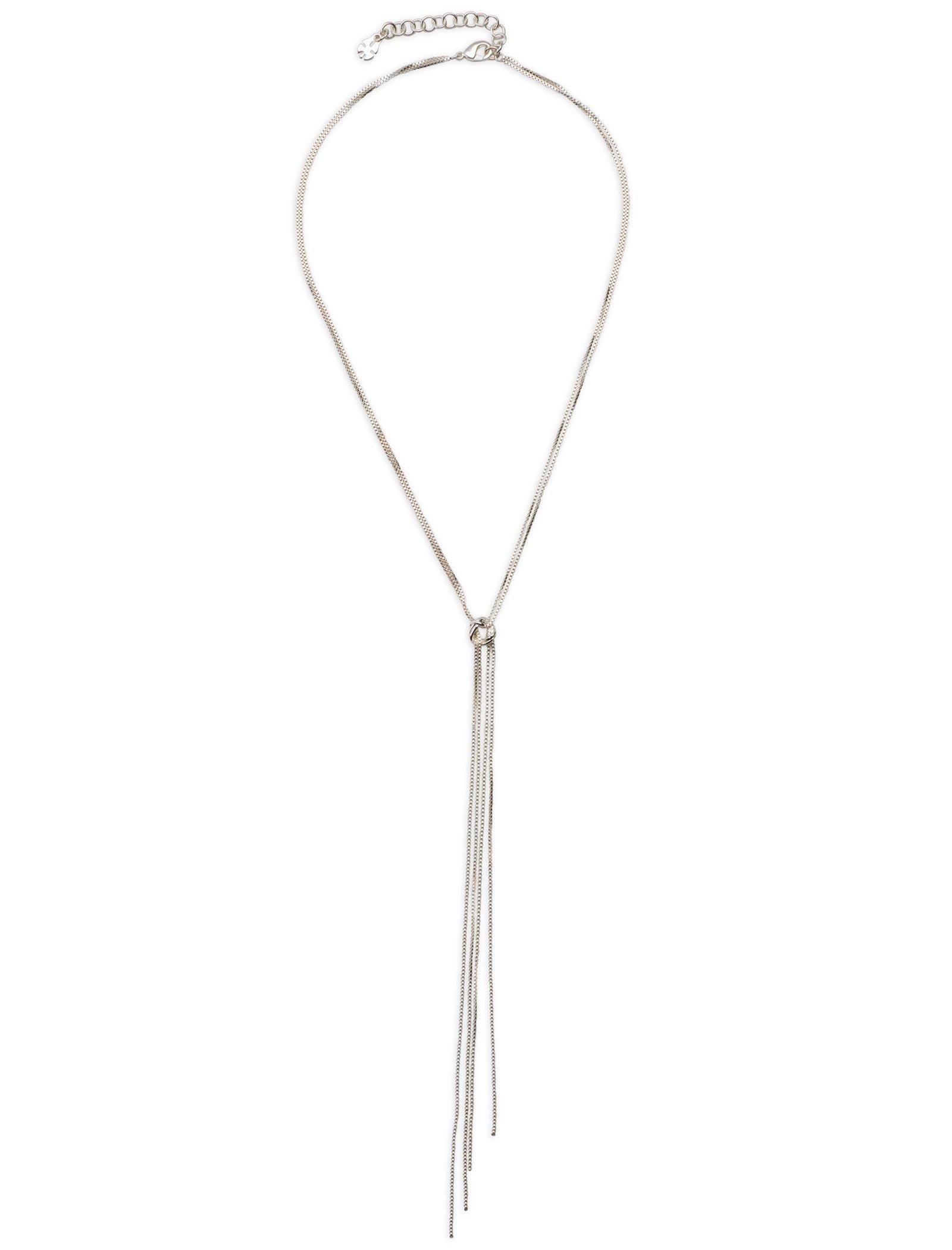 knotted lariat necklace