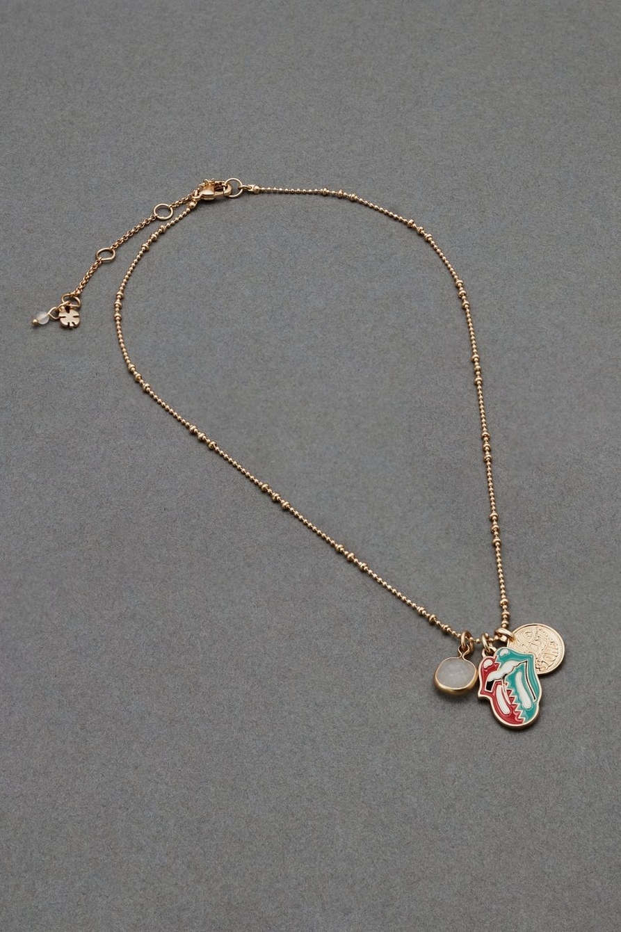 ROLLING STONES CHARM NECKLACE, image 1