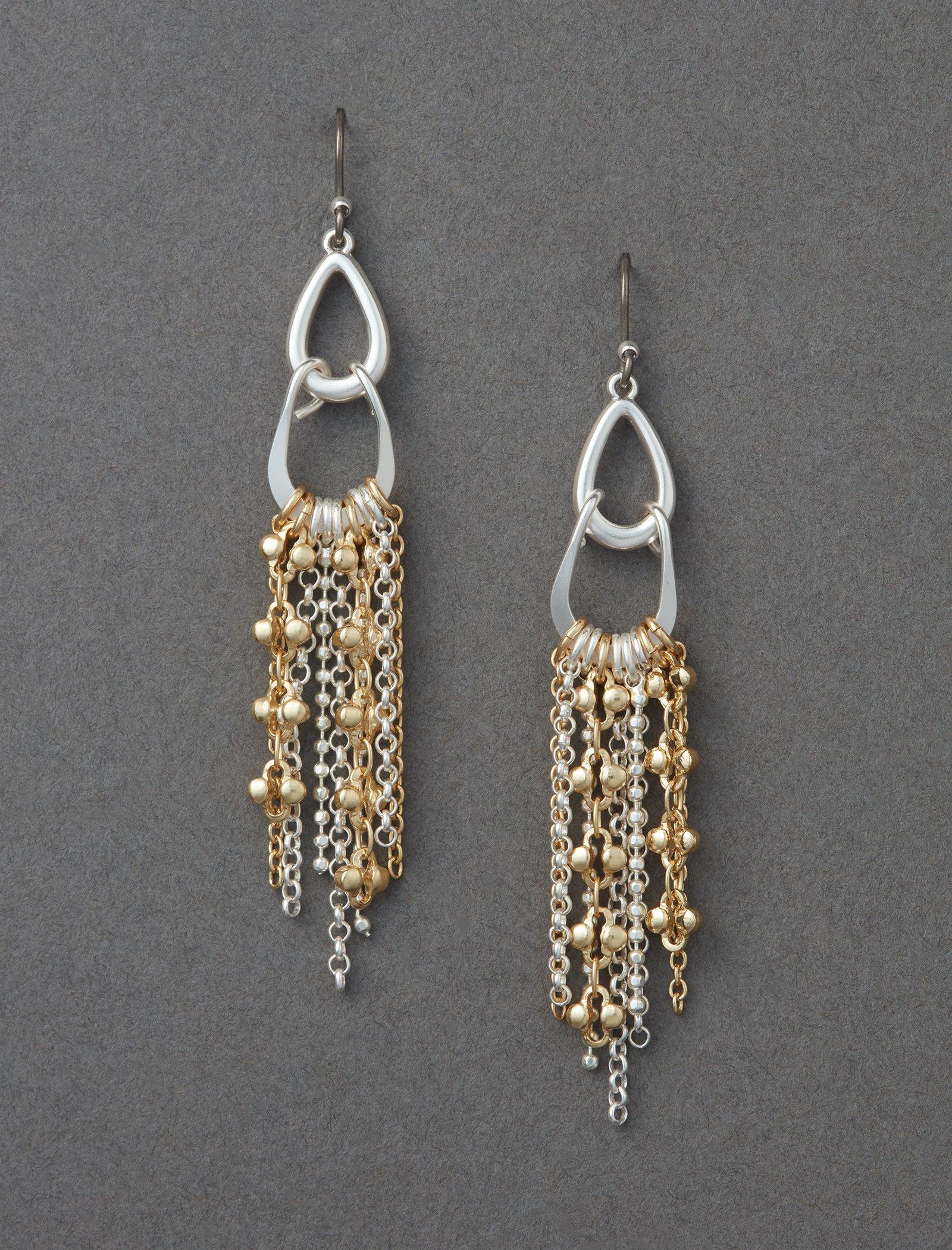 DROP CHAIN EARRING