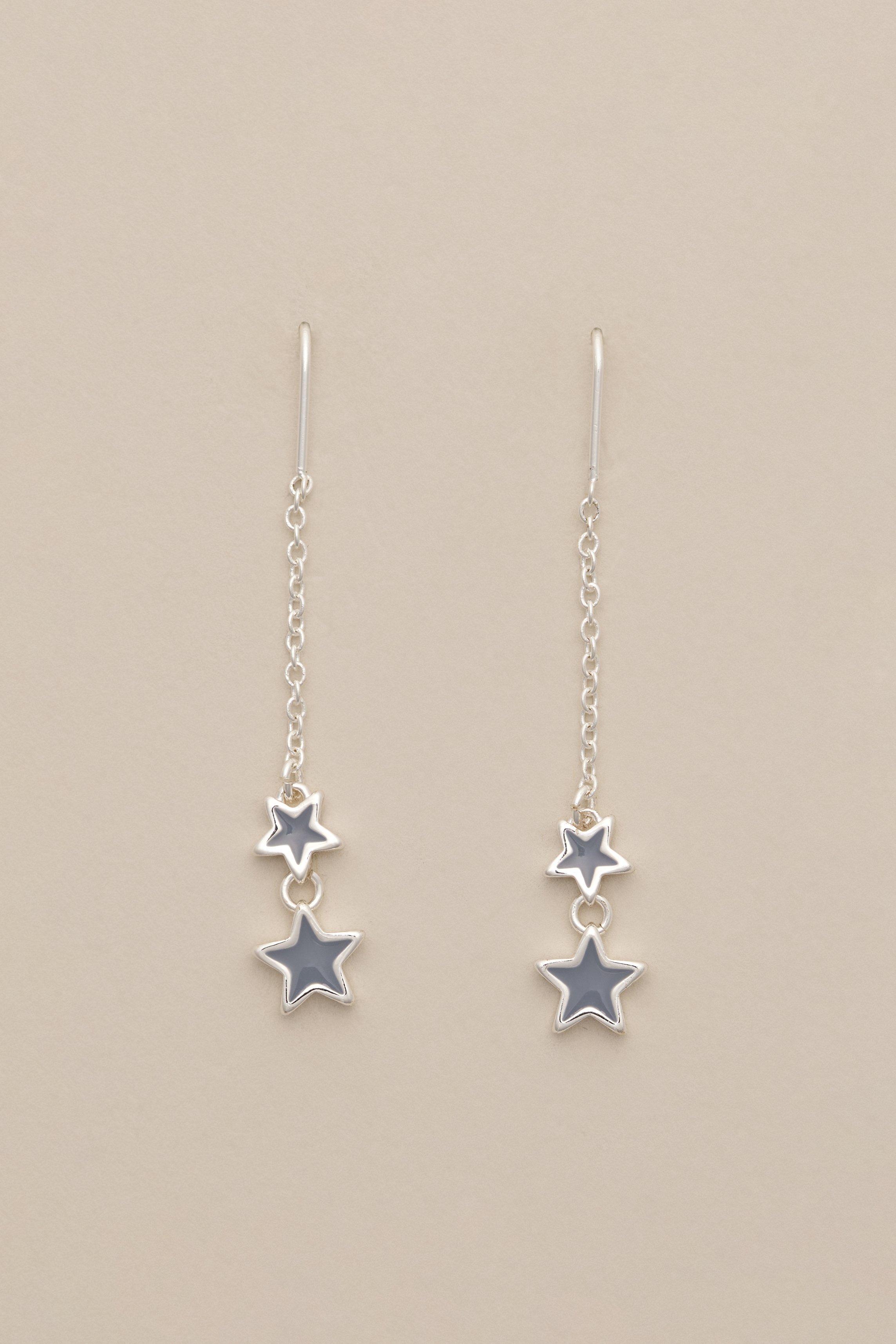 STAR THREADER EARRING