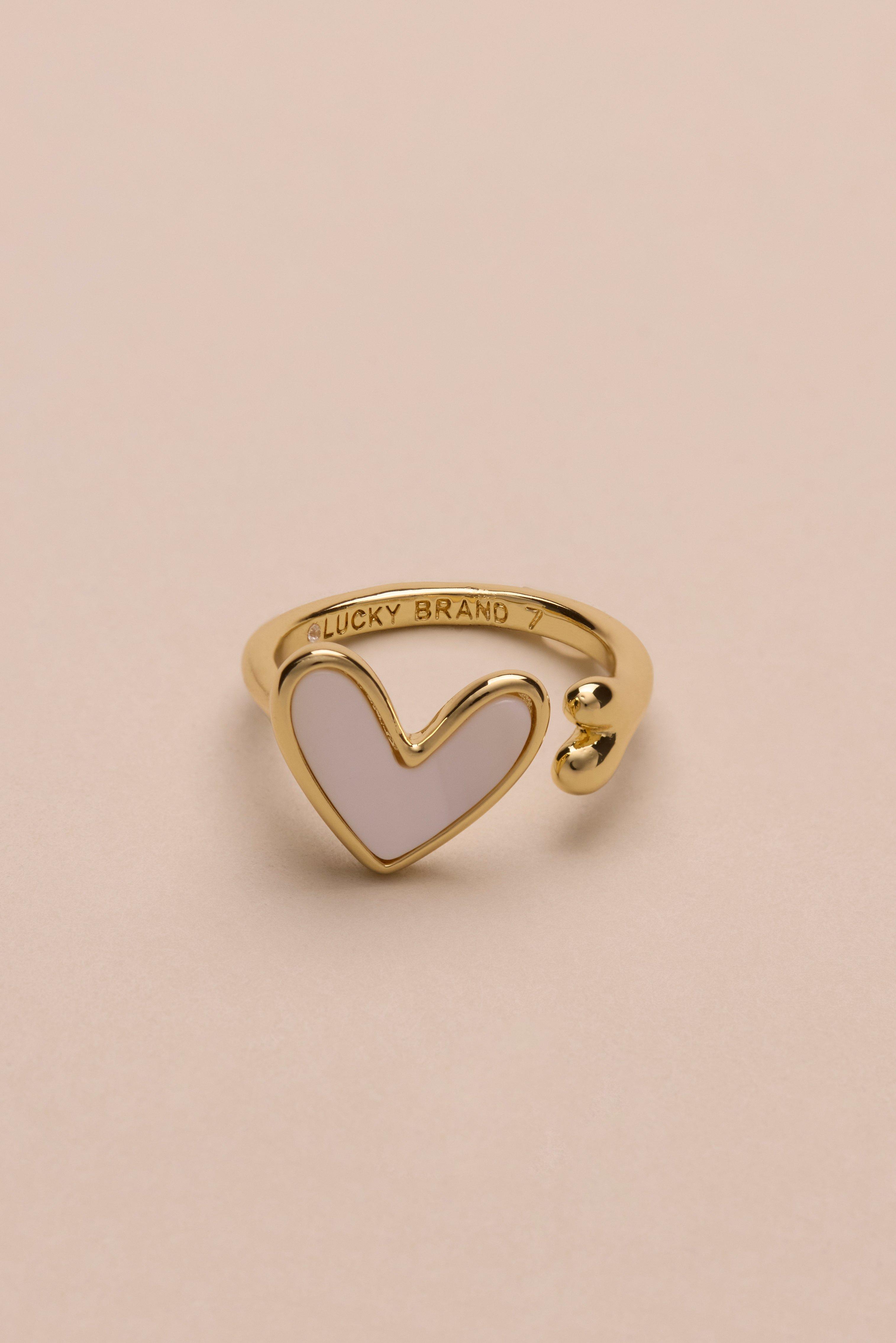 SWEET PEARL HEART RING