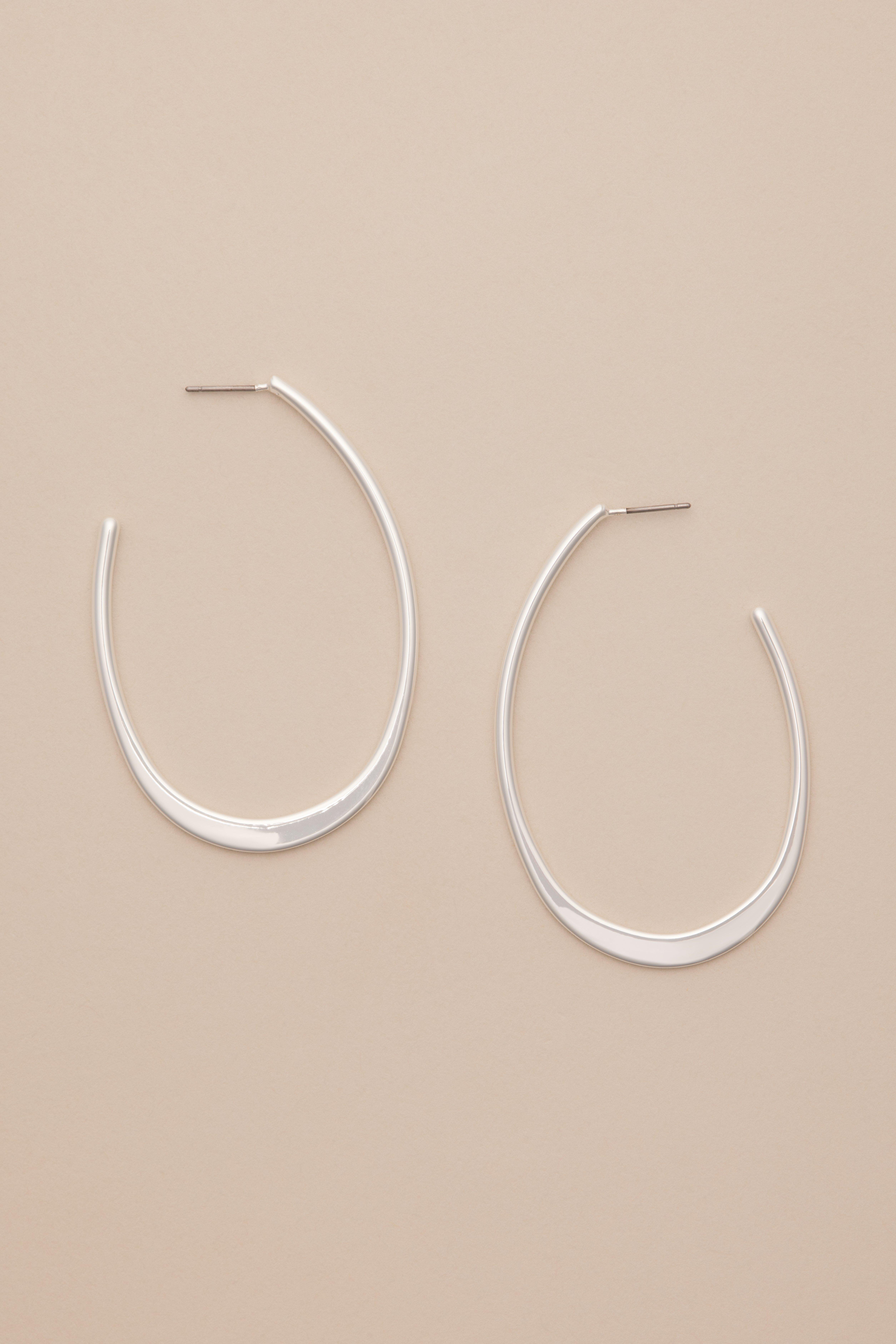 HALF HOOP EARRINGS