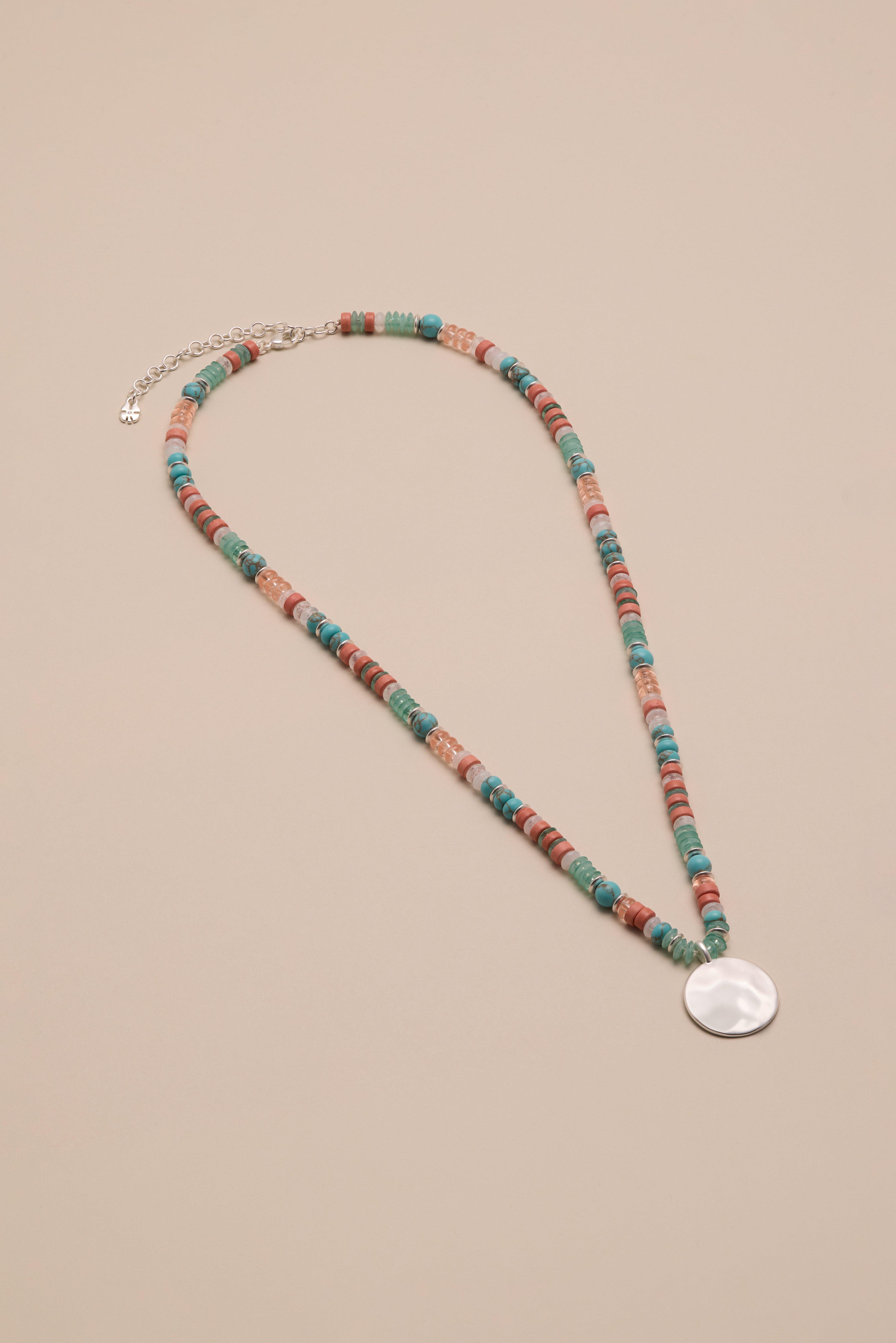 BEADED PENDANT NECKLACE