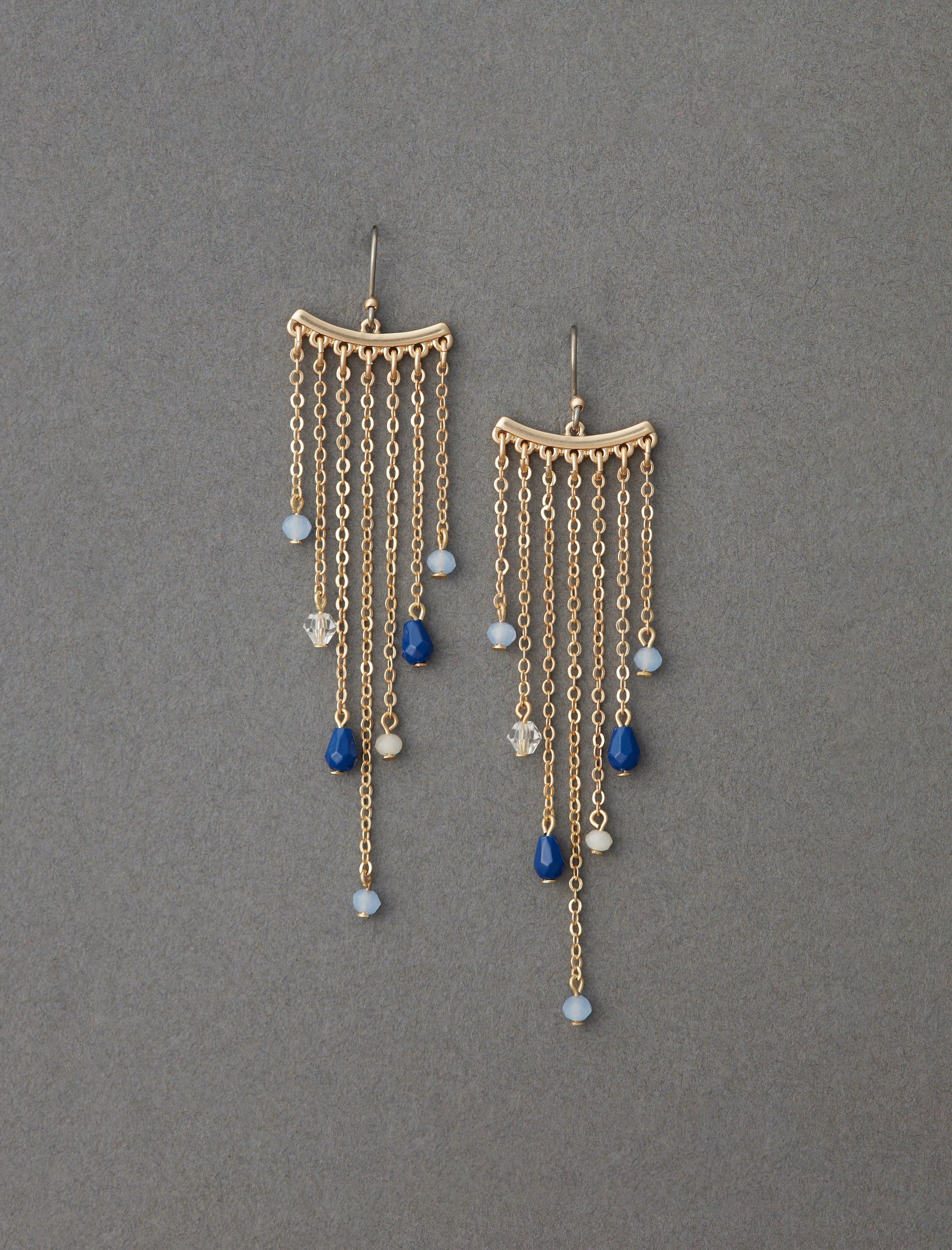 gem dangle earring