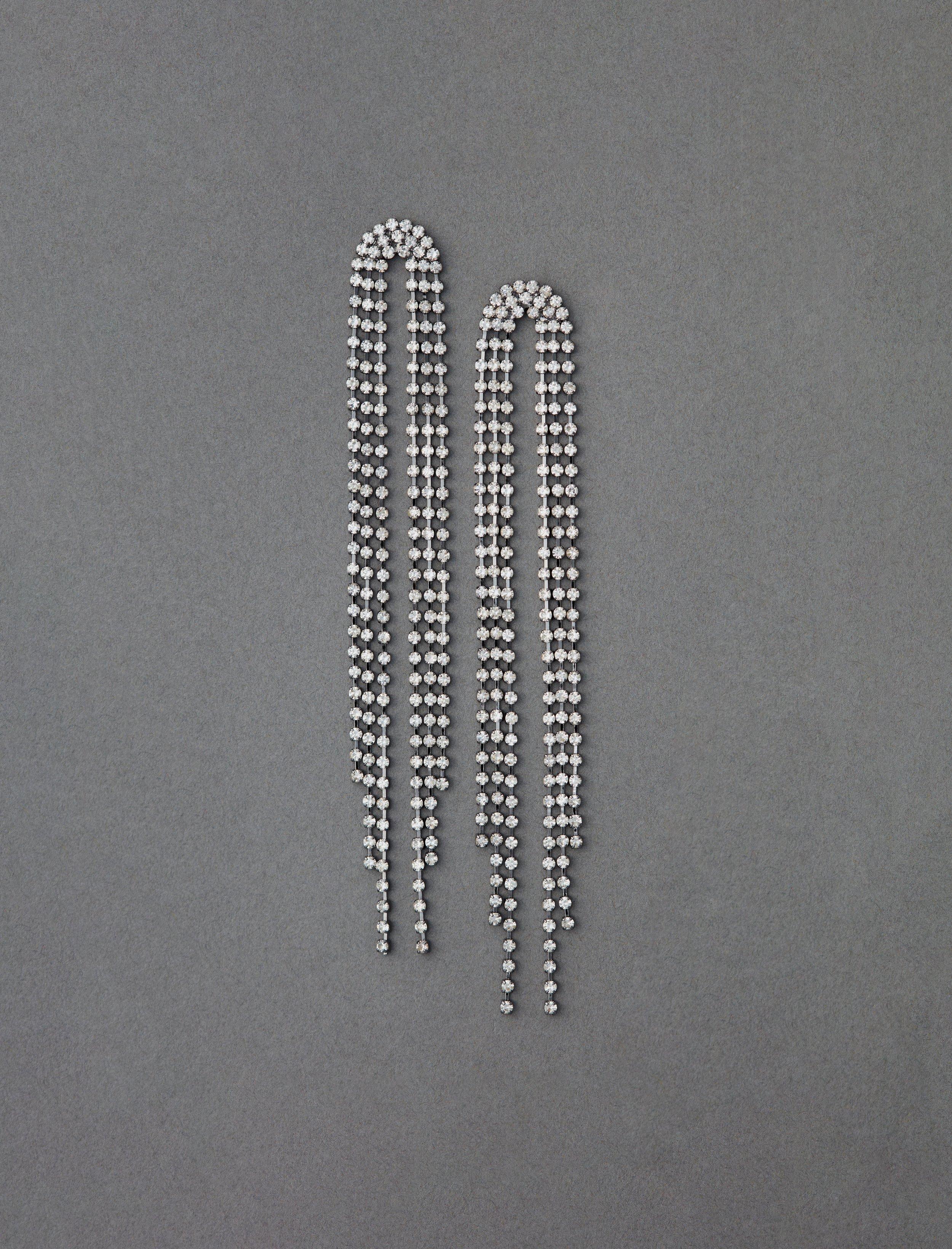 sparkle fringe earring