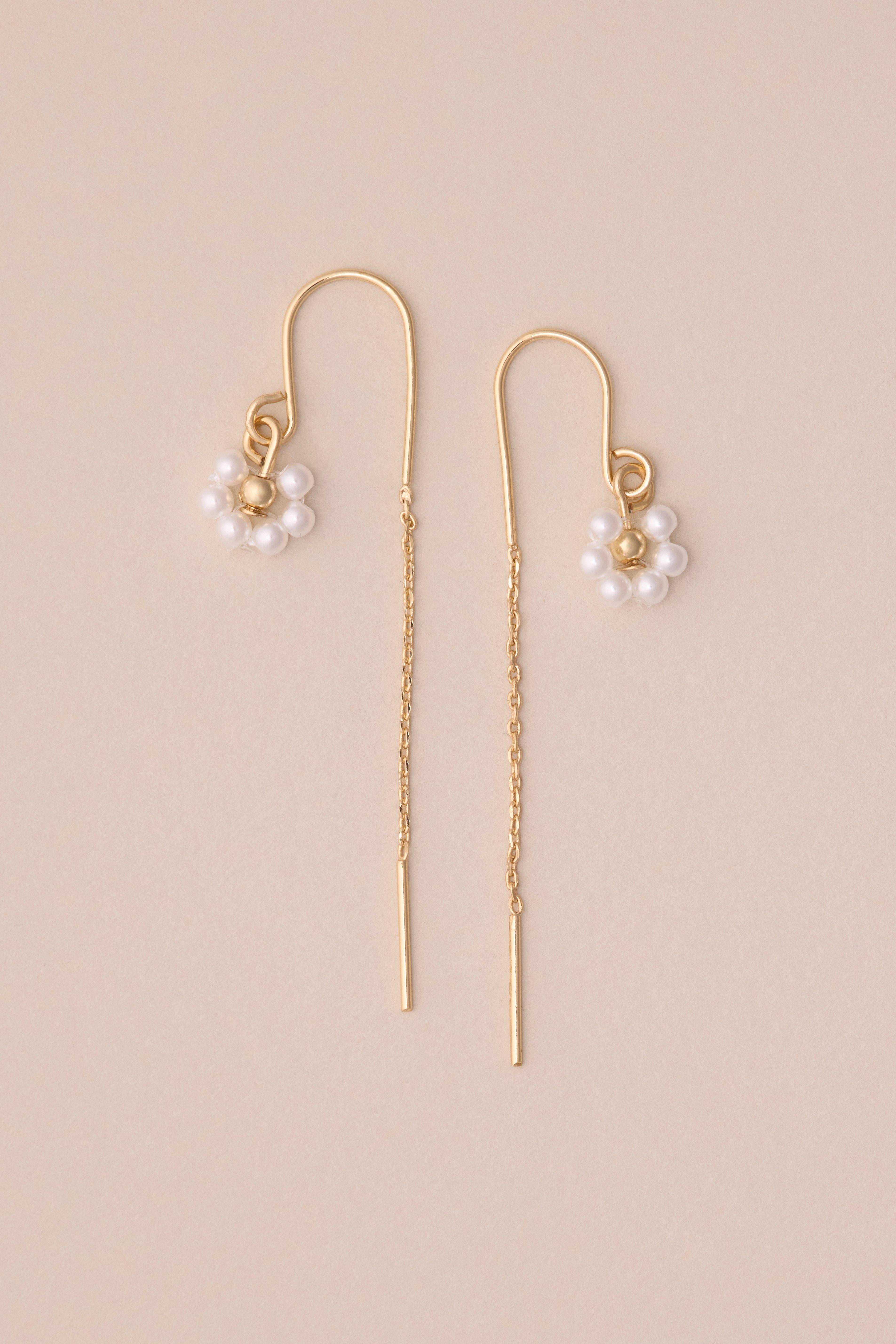 DAISY THREADER EARRING