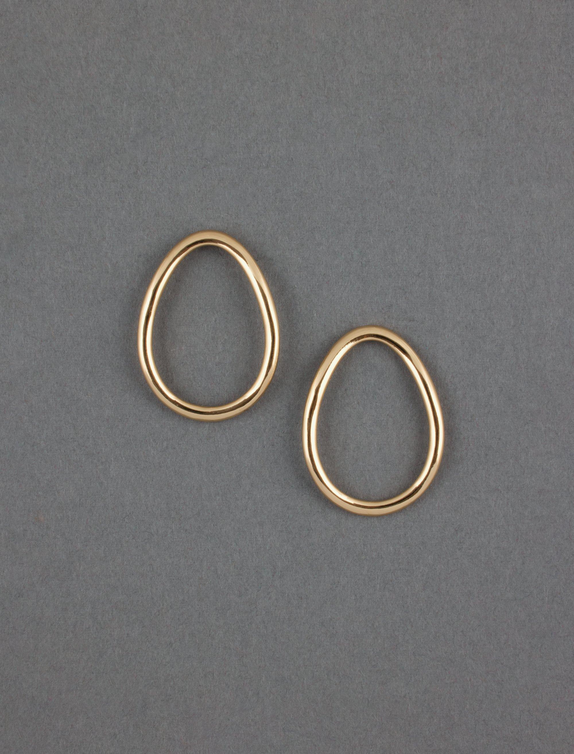 Organic Circle Earrings