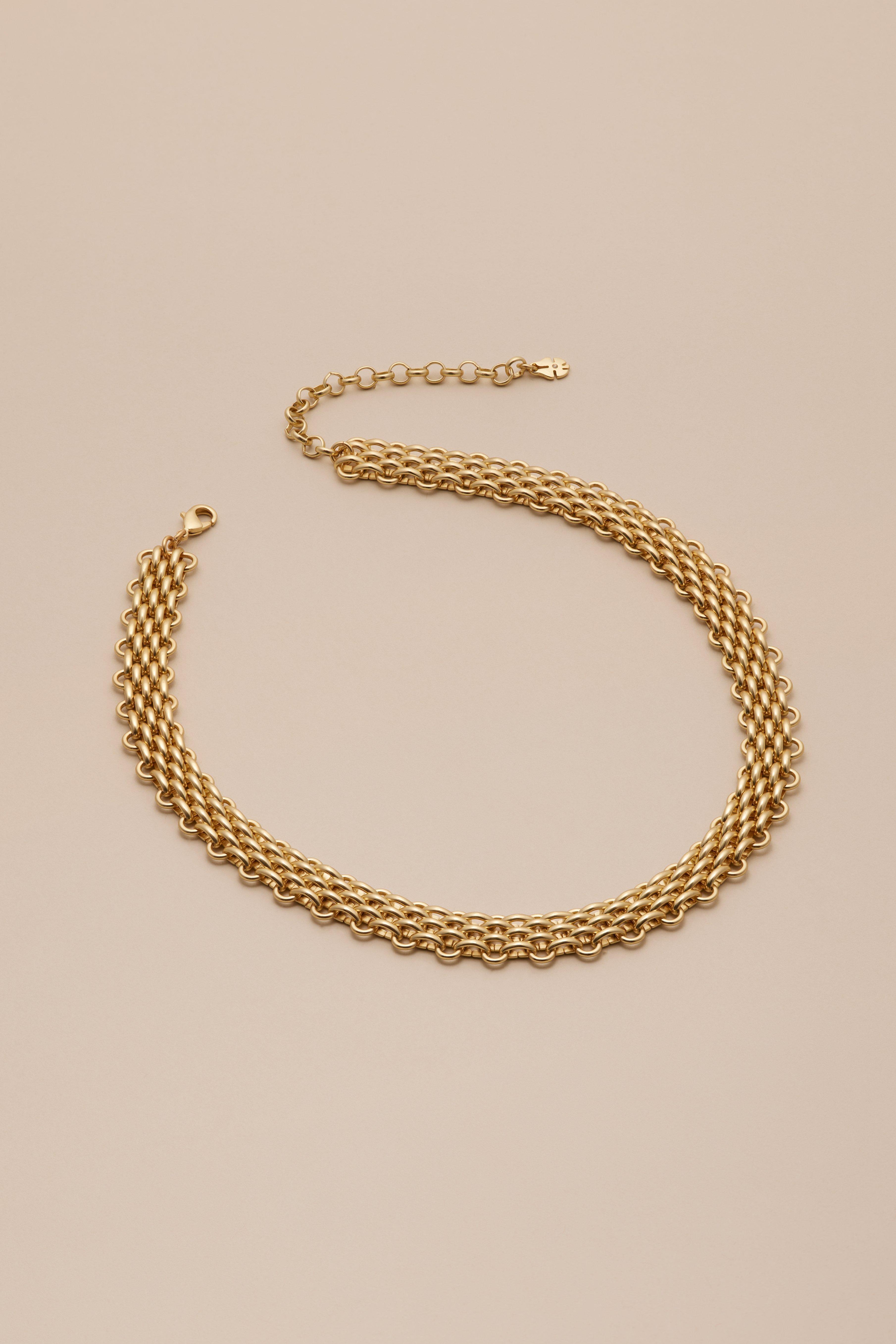 GOLD LINK NECKLACE