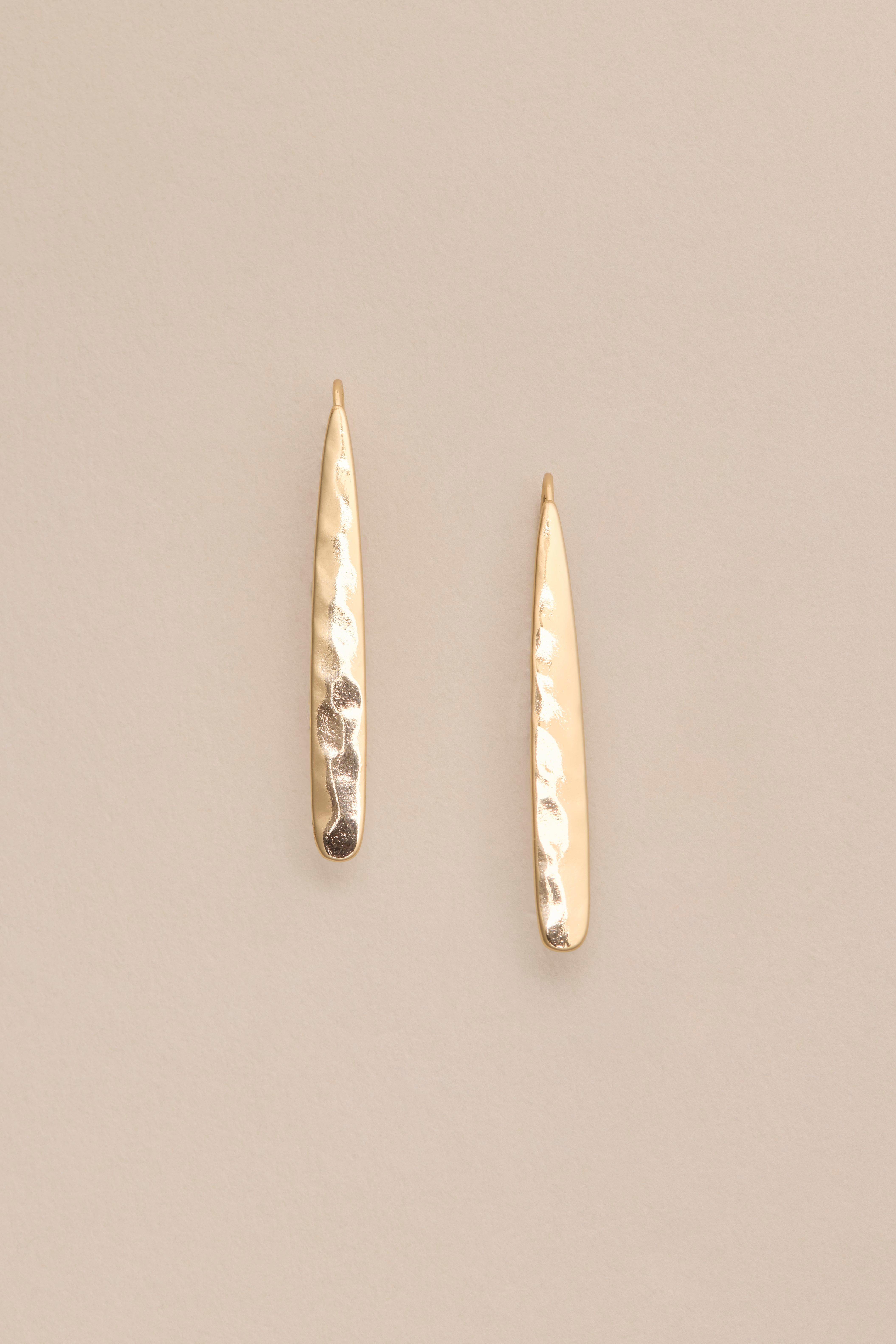 HIGH SHINE DROP EARRING